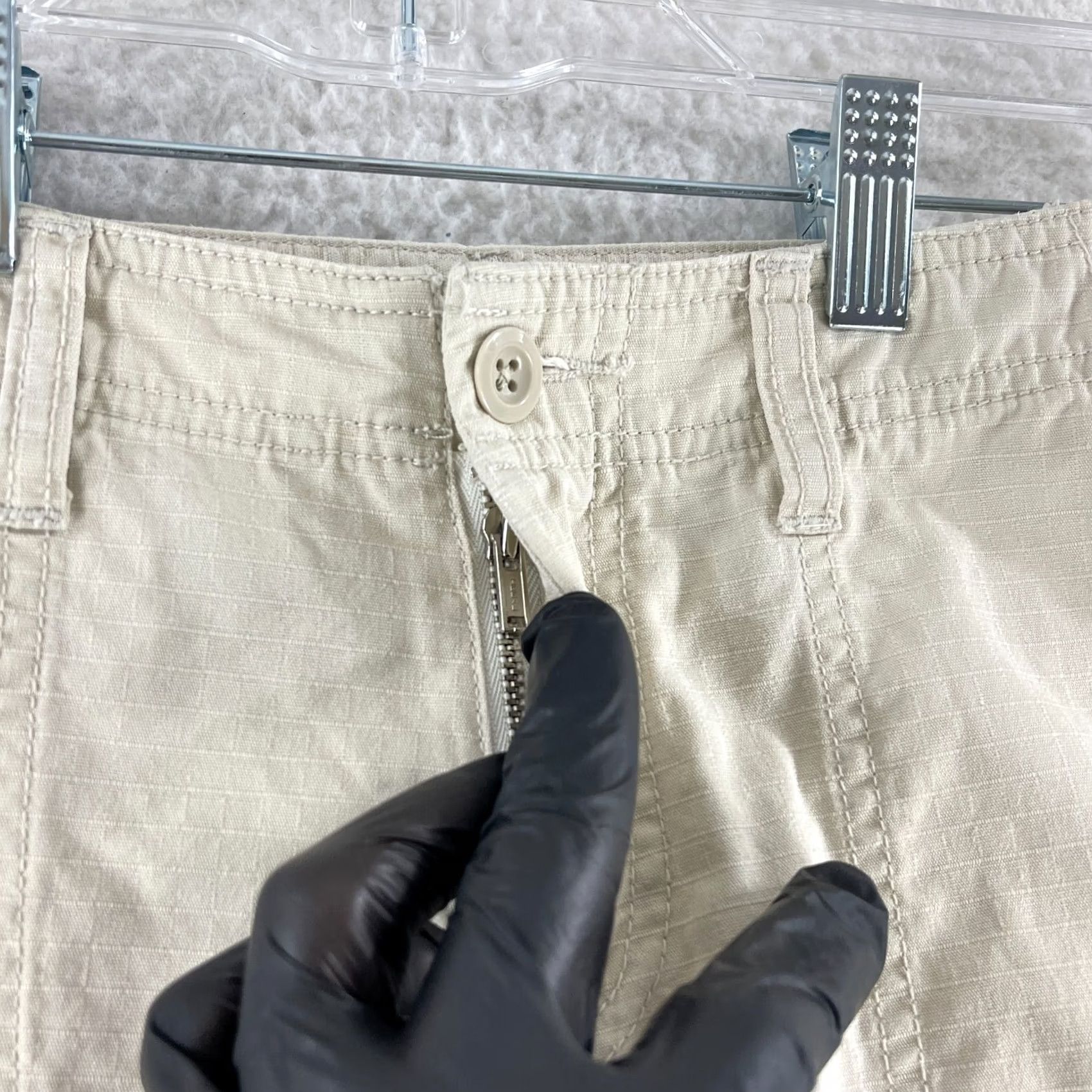 Polo Ralph Lauren Polo Jeans Co. Beige Cropped Straight Pants Womens Size 6 Casual Outdoors Vintage No Size 28" / US 6 / IT 42 - 6 Thumbnail