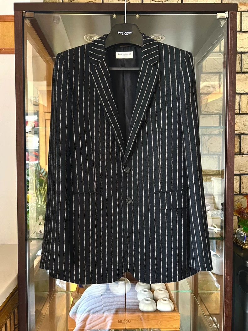 Saint Laurent Paris Saint Laurent Paris 15fw black and white woolen suit set-25 Size US S / EU 44-46 / 1 - 2 Thumbnail