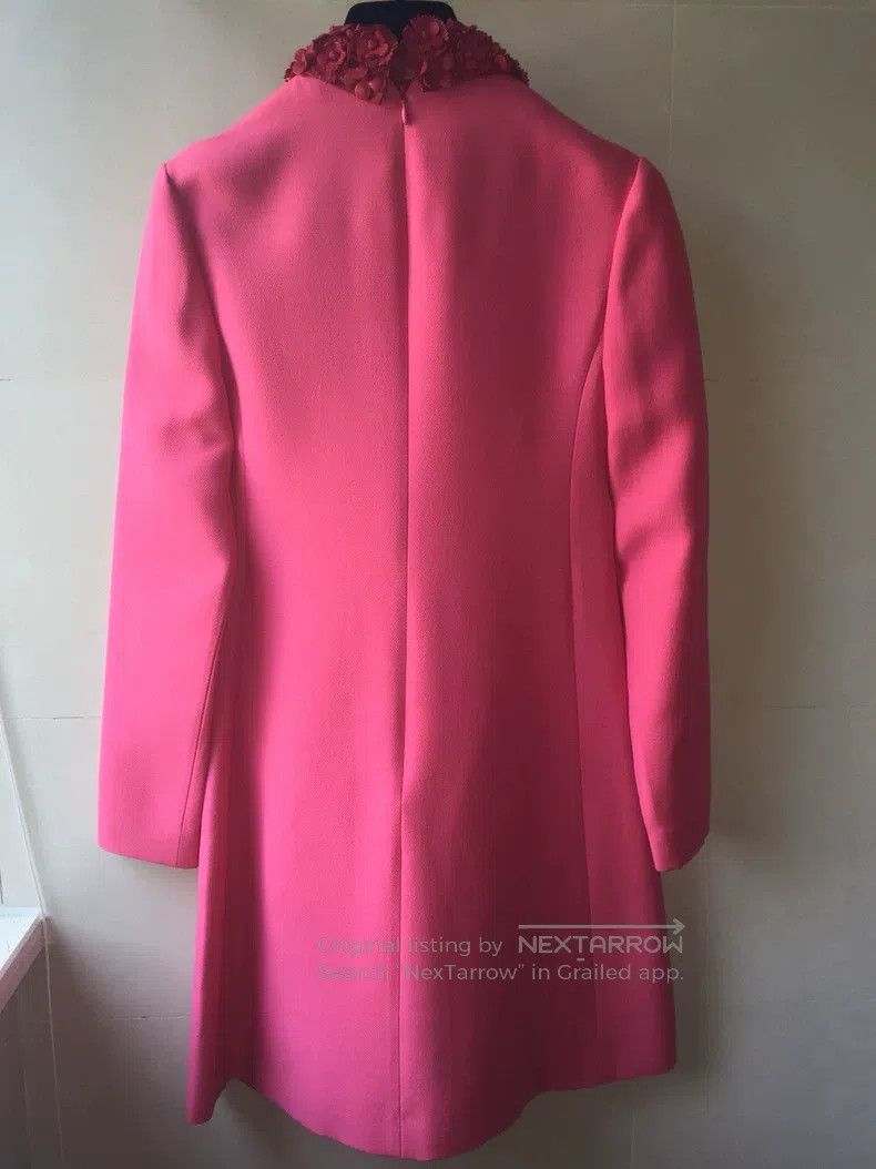 Valentino Valentino Floral leather collar dress Size M / US 6-8 / IT 42-44 - 1 Thumbnail