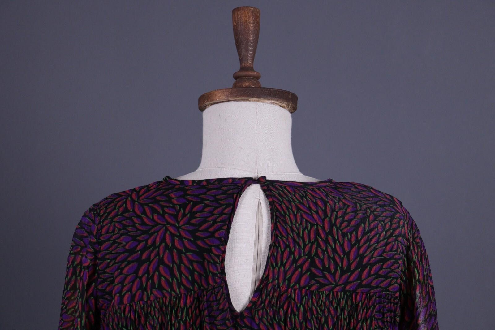 Wilkes Bashford BA&SH Multicolor Floral Relaxed Mesh Dress Size 0 / XS Size XS / US 0-2 / IT 36-38 - 7 Thumbnail