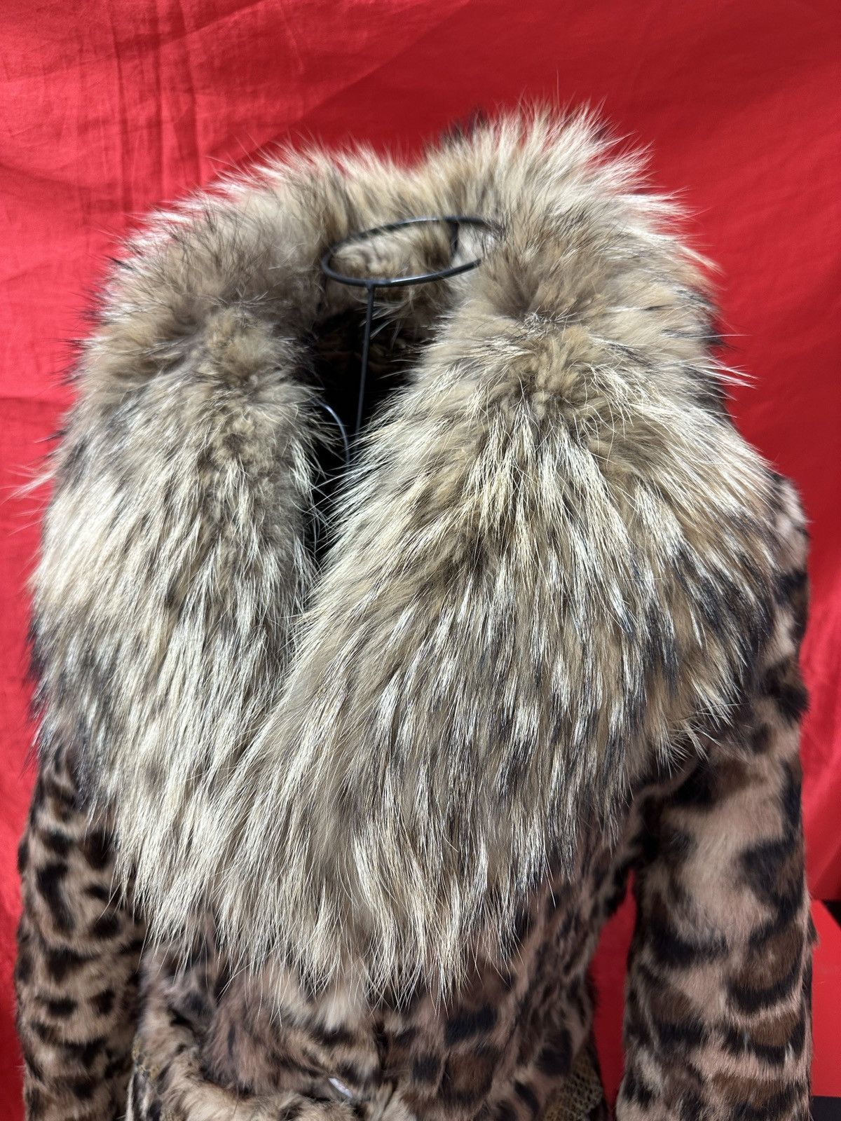 Vintage Vintage brown leopard rabbit and fox fur Size S / US 4 / IT 40 - 7 Thumbnail