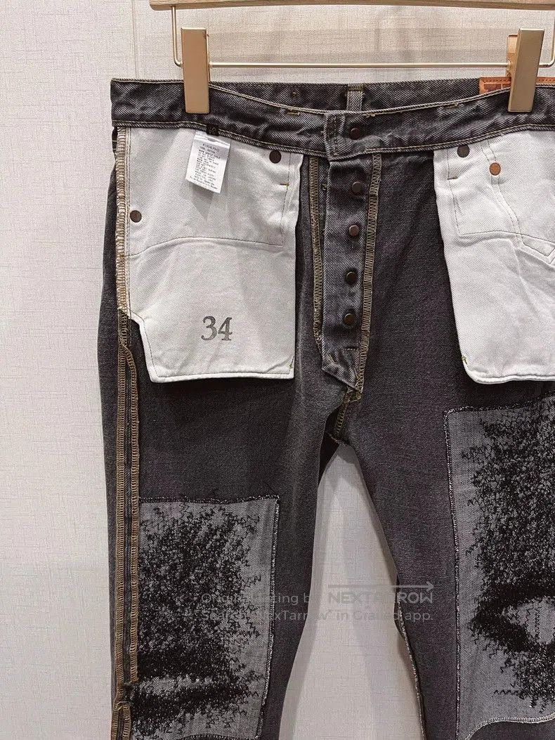 Kapital KAPITAL Monkey CISCO Distressed Denim Jeans. Size US 34 / EU 50 - 4 Thumbnail