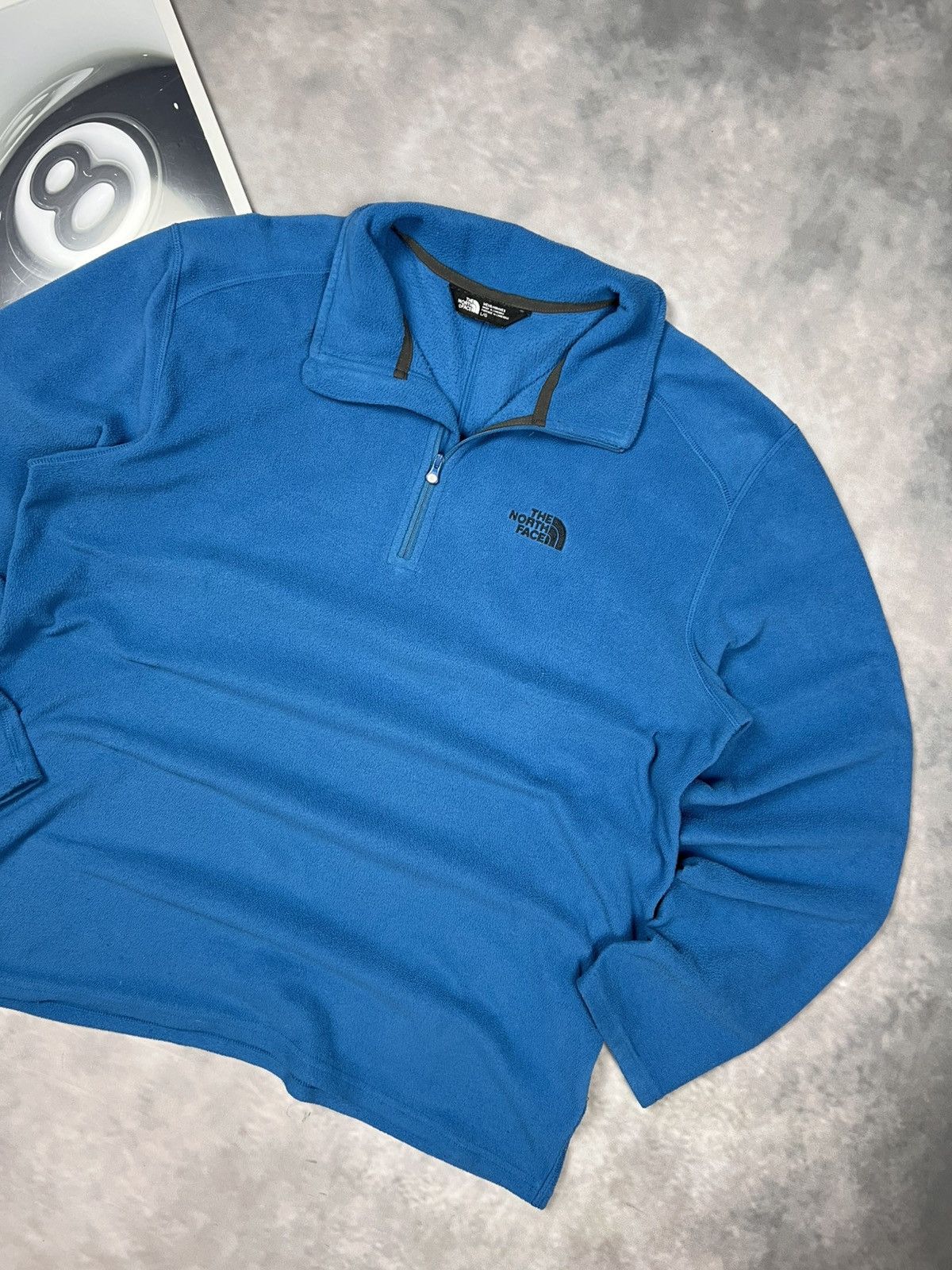 The North Face The North Face 1/4 Zip Fleece Pullover L Blue 100 Glacier Size US L / EU 52-54 / 3 - 1 Thumbnail