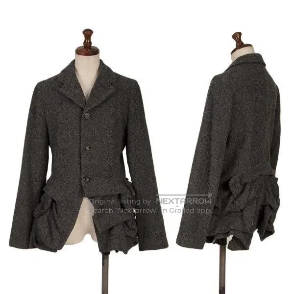 Comme des Garcons Comme Des Garcons Dark Gray Vintage Design Lace Top Size S / US 4 / IT 40 - 1 Thumbnail