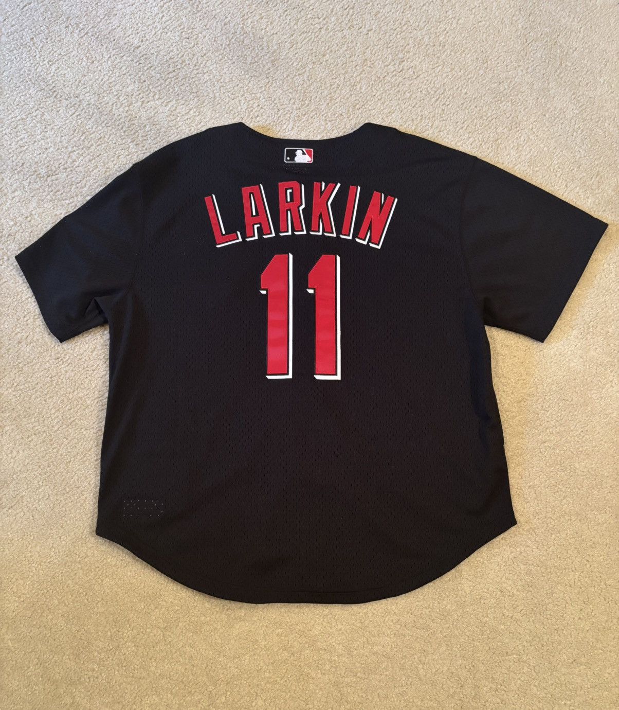 Mitchell & Ness Cincinnati Reds Barry Larkin Batting Practice Jersey Size US XL / EU 56 / 4 - 5 Thumbnail