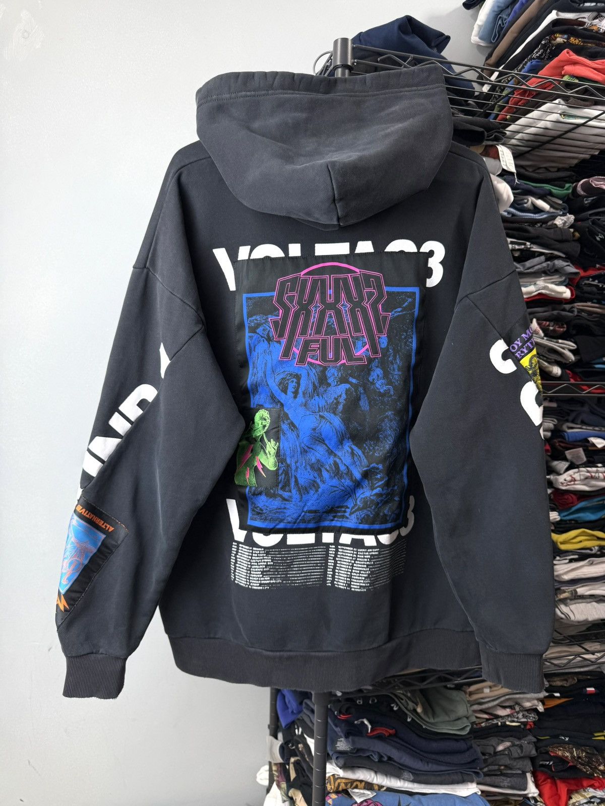💥 Rare! Patchwork Diesel Archive Hoodie Avant Garde Hype