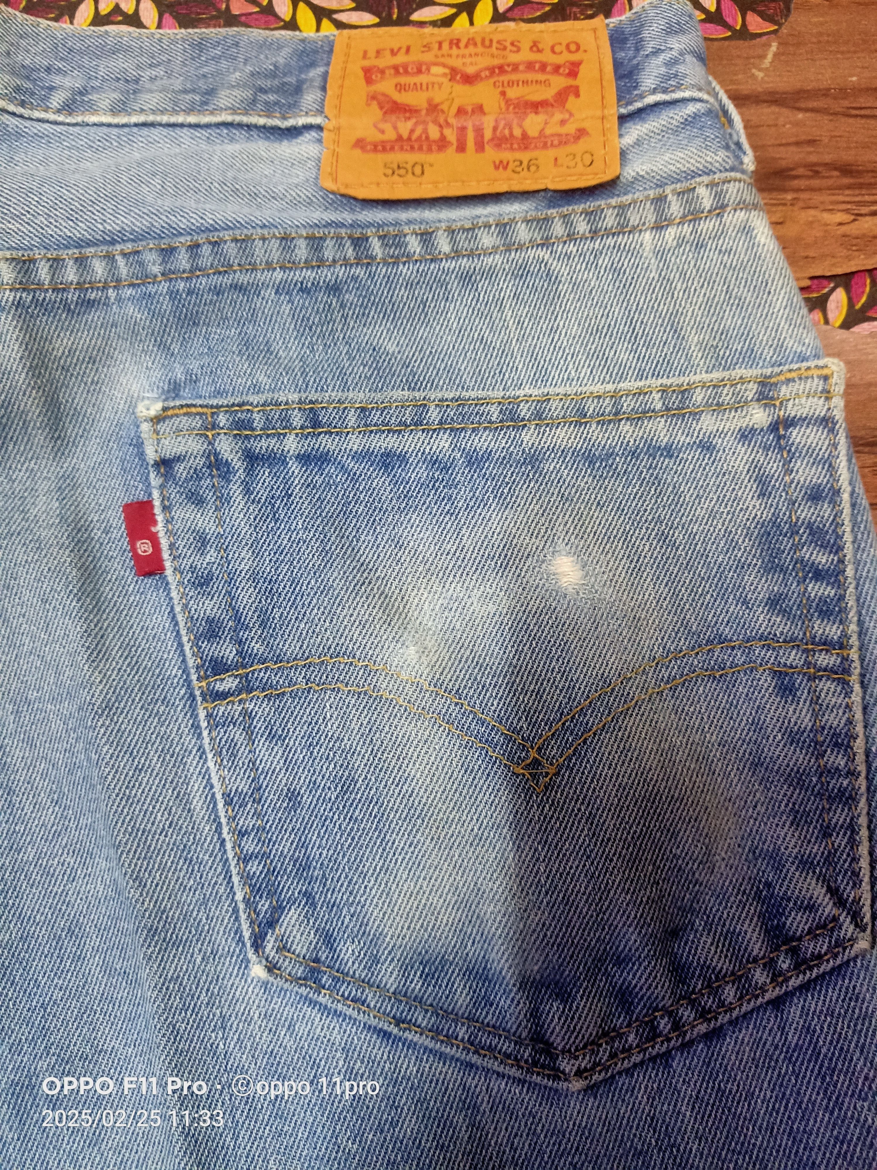Levi's × Vintage Levis 550 Loose Light Denim Single R Size US 38 / EU 54 - 10 Thumbnail