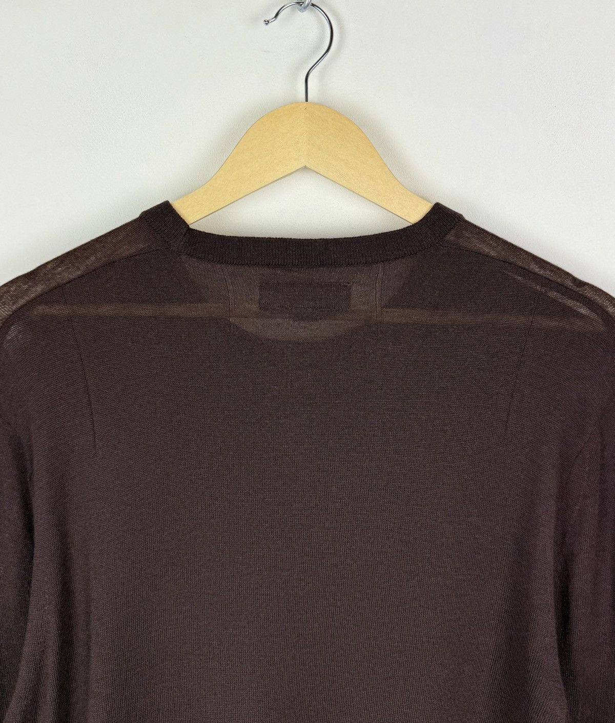 Allsaints Allsaints Nomo Crew Neck Knit Jumper Sweater Brown Wool Size US L / EU 52-54 / 3 - 11 Thumbnail