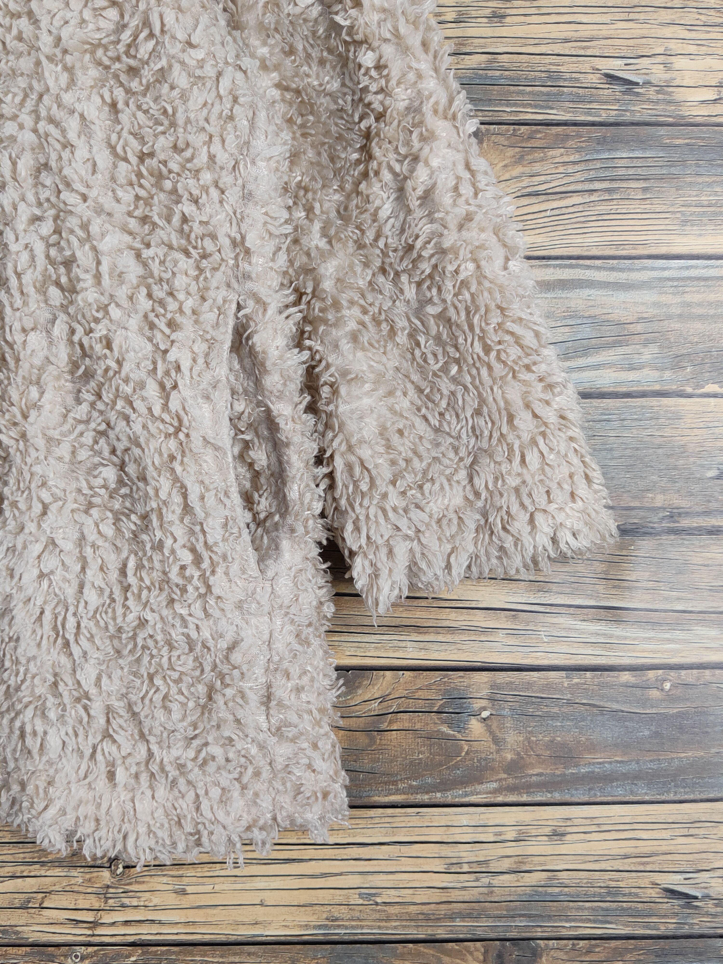 Japanese Brand Tmind Brown Shag Shaggy Fur Mohair Knitwear #W1256 Size L / US 10 / IT 46 - 6 Thumbnail