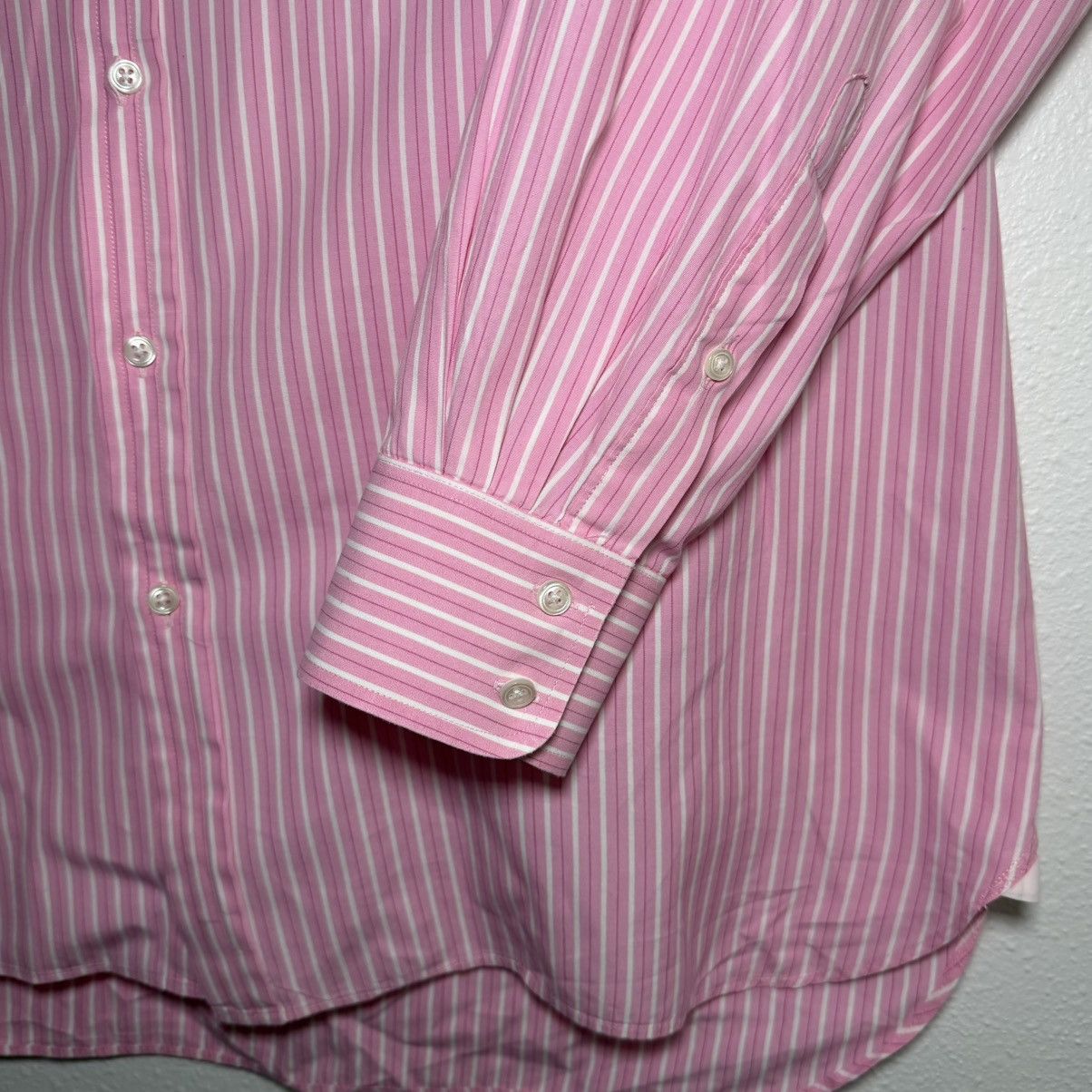 Thomas Pink Thomas Pink Dress Shirt Men’s 16.5-35 Pink White Stripe Size US L / EU 52-54 / 3 - 4 Thumbnail