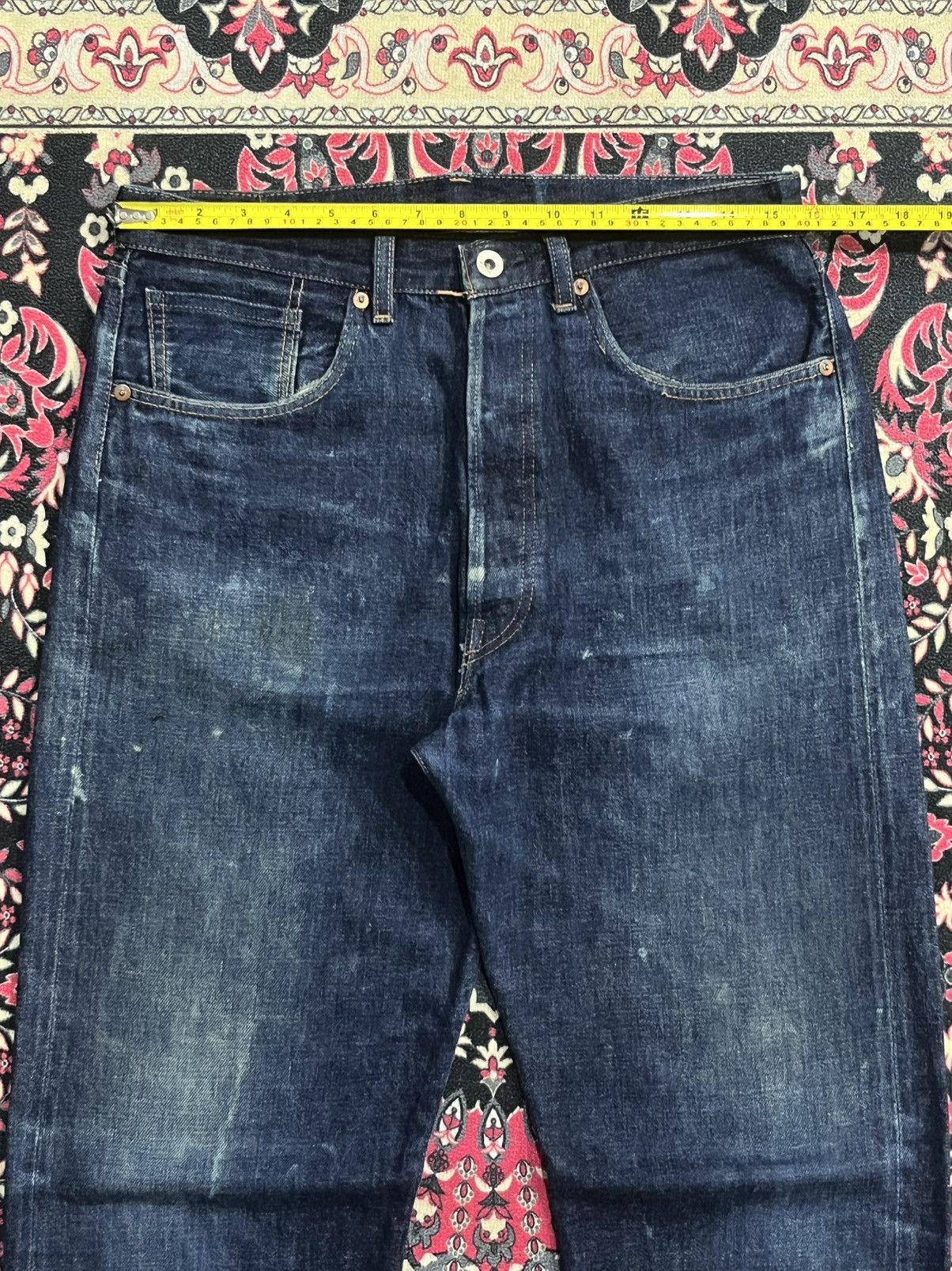 Levi's Vintage Clothing ⚡️Selvedge⚡️Vintage Levi’s LVC S501XX Big E Indigo Washed Jean Size US 34 / EU 50 - 18 Thumbnail