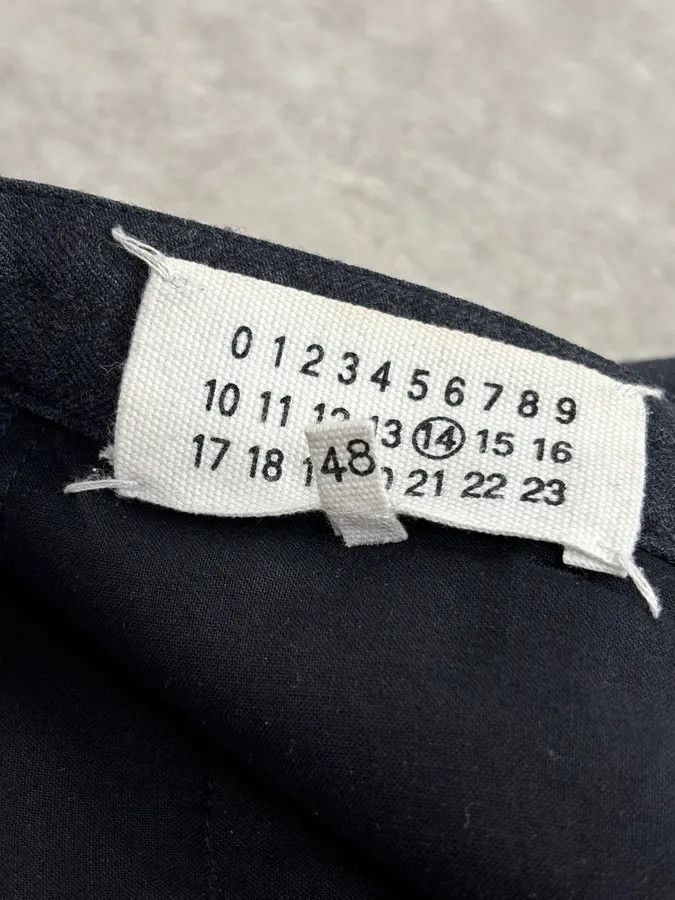 Maison Margiela Maison Margiela Black Wool Minimalist Pants Size US 32 / EU 48 - 13 Thumbnail