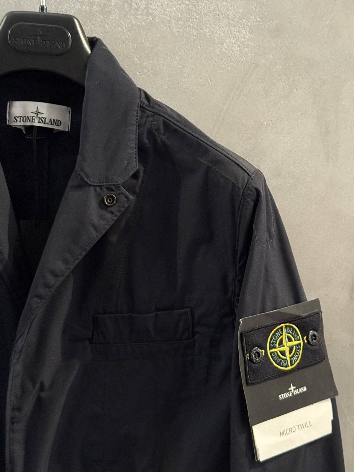 💥Stone Island Micro Twill Jacket Navy💥 (V0020)