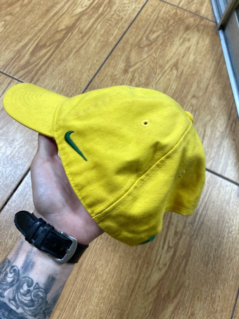 Nike Hats Vintage yellow Cap Nike big logo CBF Y2K streetwear Size ONE SIZE - 6 Thumbnail