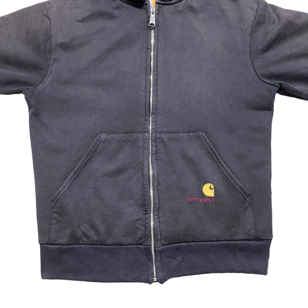 Carhartt Vintage 90s Carhartt Thermal Hoodie Sun Faded Size US S / EU 44-46 / 1 - 5 Thumbnail