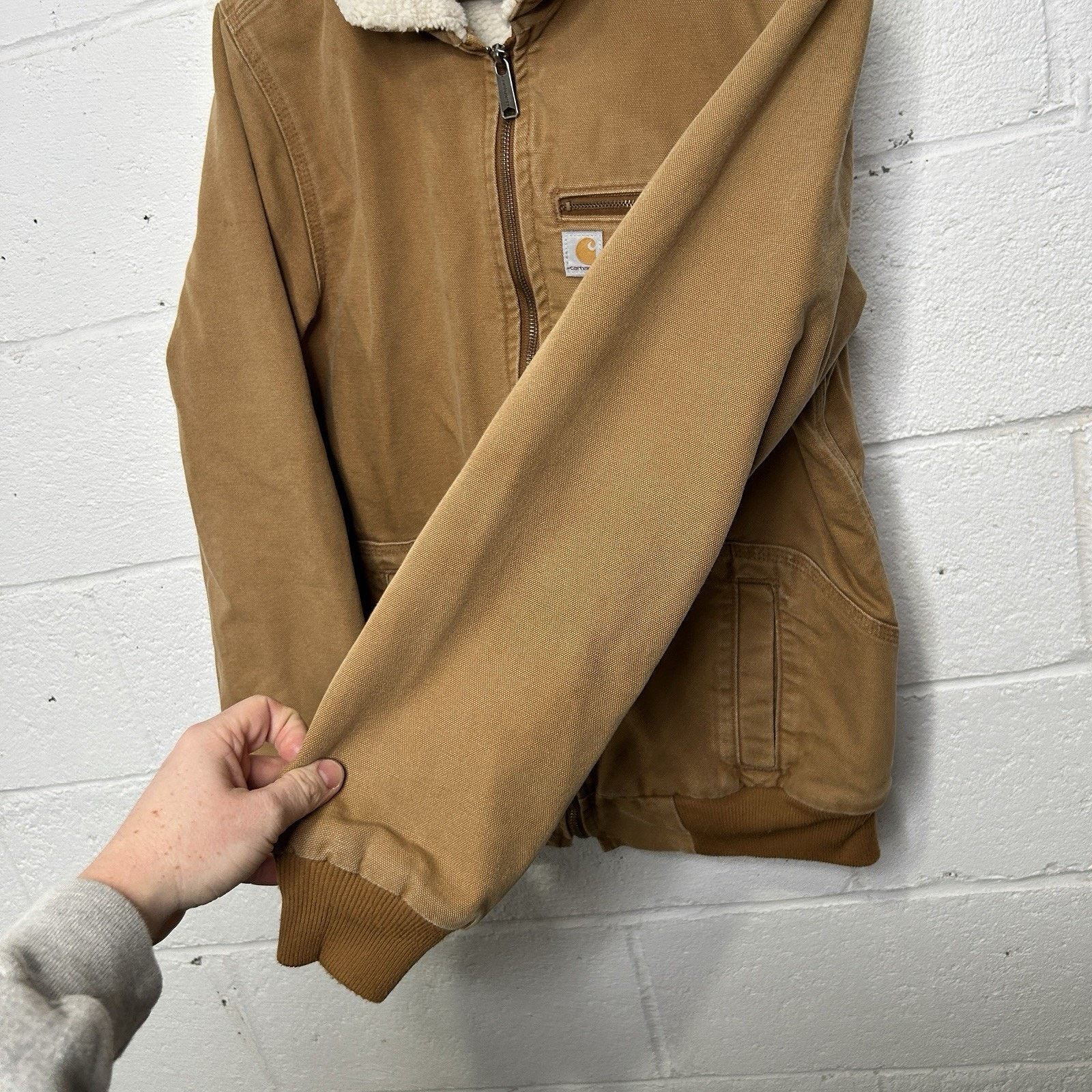 Carhartt Carhartt Sherpa-Lined Wildwood Jacket “Brown” Size L / US 10 / IT 46 - 6 Thumbnail