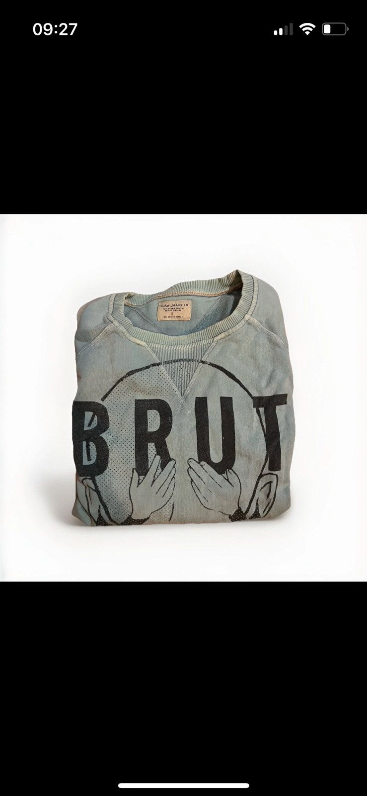 Nudie Jeans Nudie Jeans Sweatshirt Mens 100% Organic Cotton Terry Crew Size US S / EU 44-46 / 1 - 4 Thumbnail