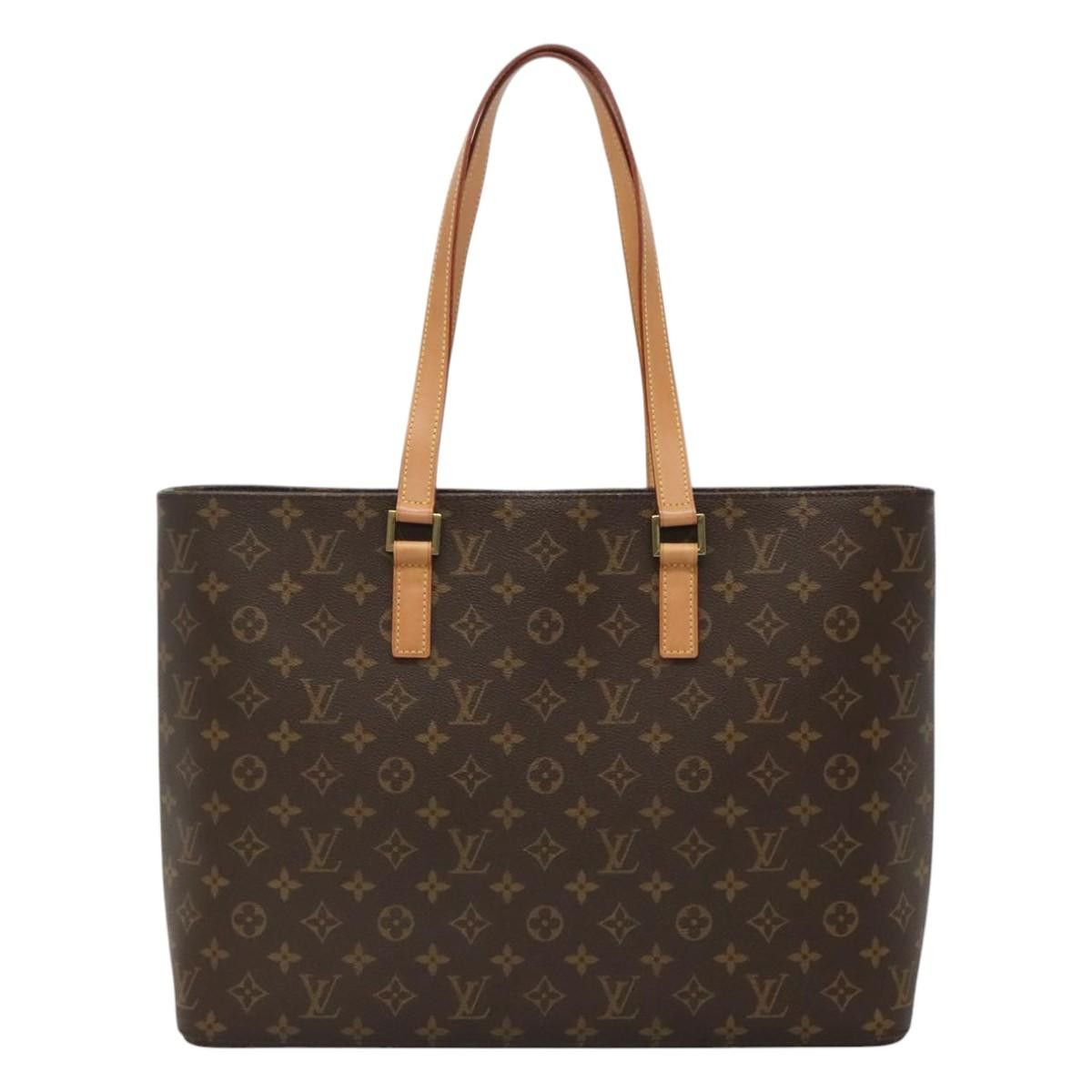 Luco Brown Canvas Tote Bag (Pre-Owned)