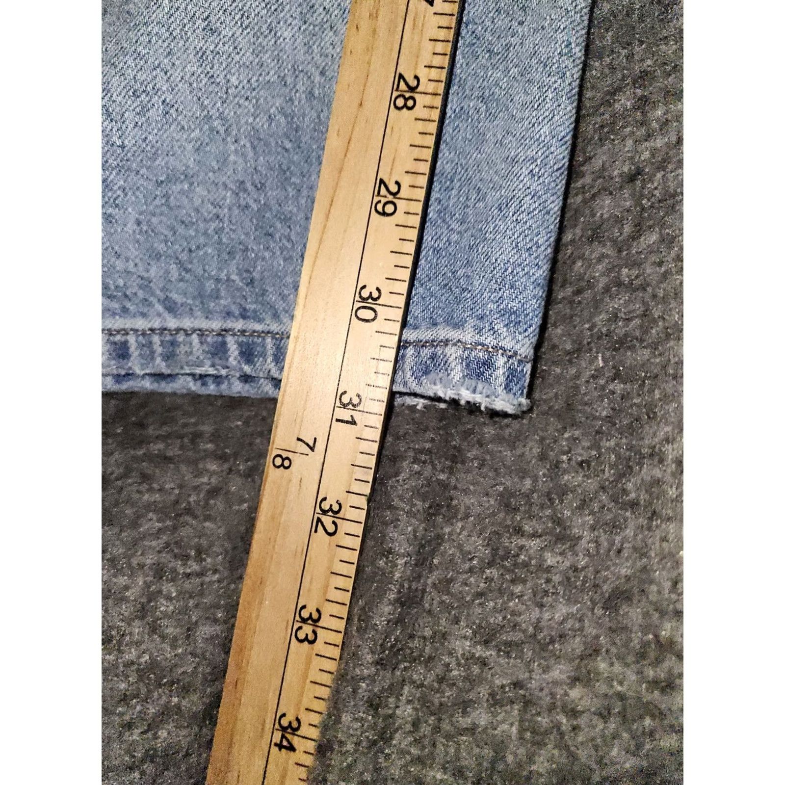 American Eagle Outfitters VINTAGE American Eagle Outfitters Jeans Baggy Low Rise 18 Plus Blue Distressed 90s Hip Hop Womens Jeans Size 40" / US 18 - 7 Thumbnail