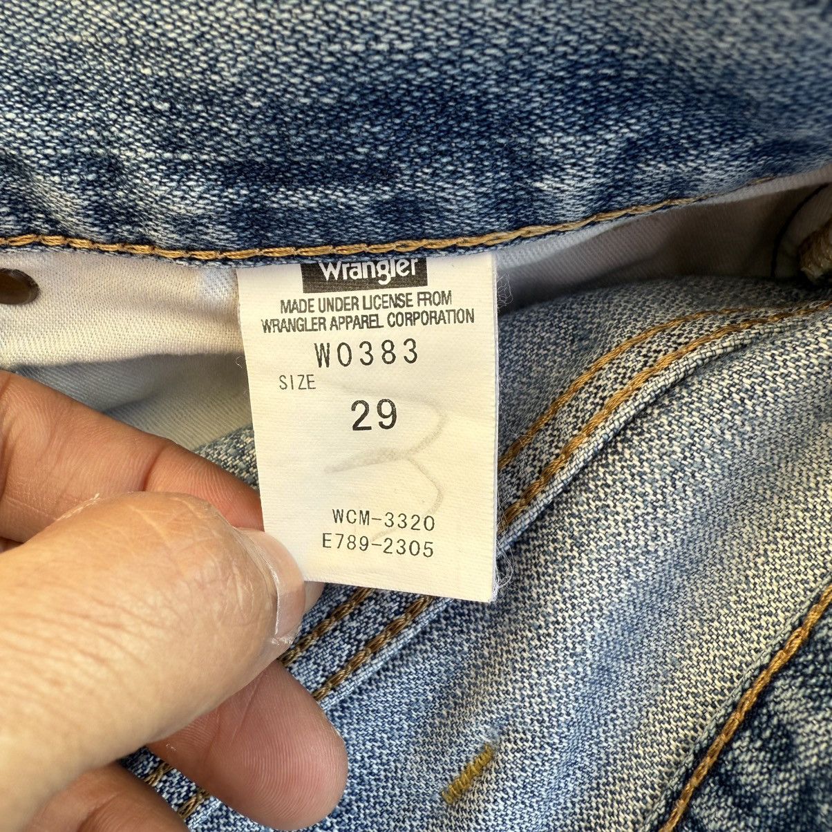 Japanese Brand VINTAGE WRANGLER FADED DISTRESSED JEAN DENIM PANTS Size US 30 / EU 46 - 12 Thumbnail