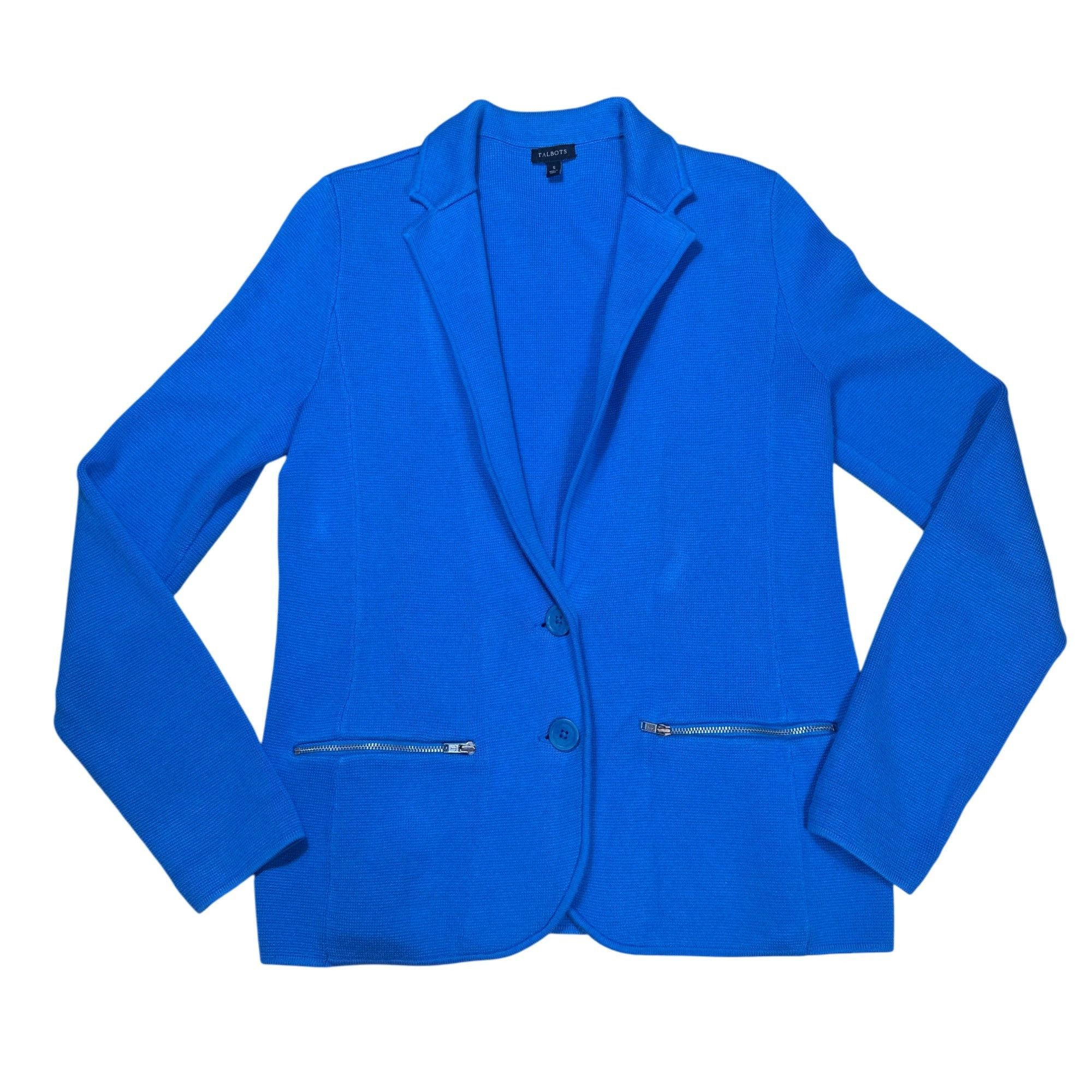Talbots Talbot's Women's Blazer Royal Blue Size Small Size S / US 4 / IT 40 - 1 Thumbnail