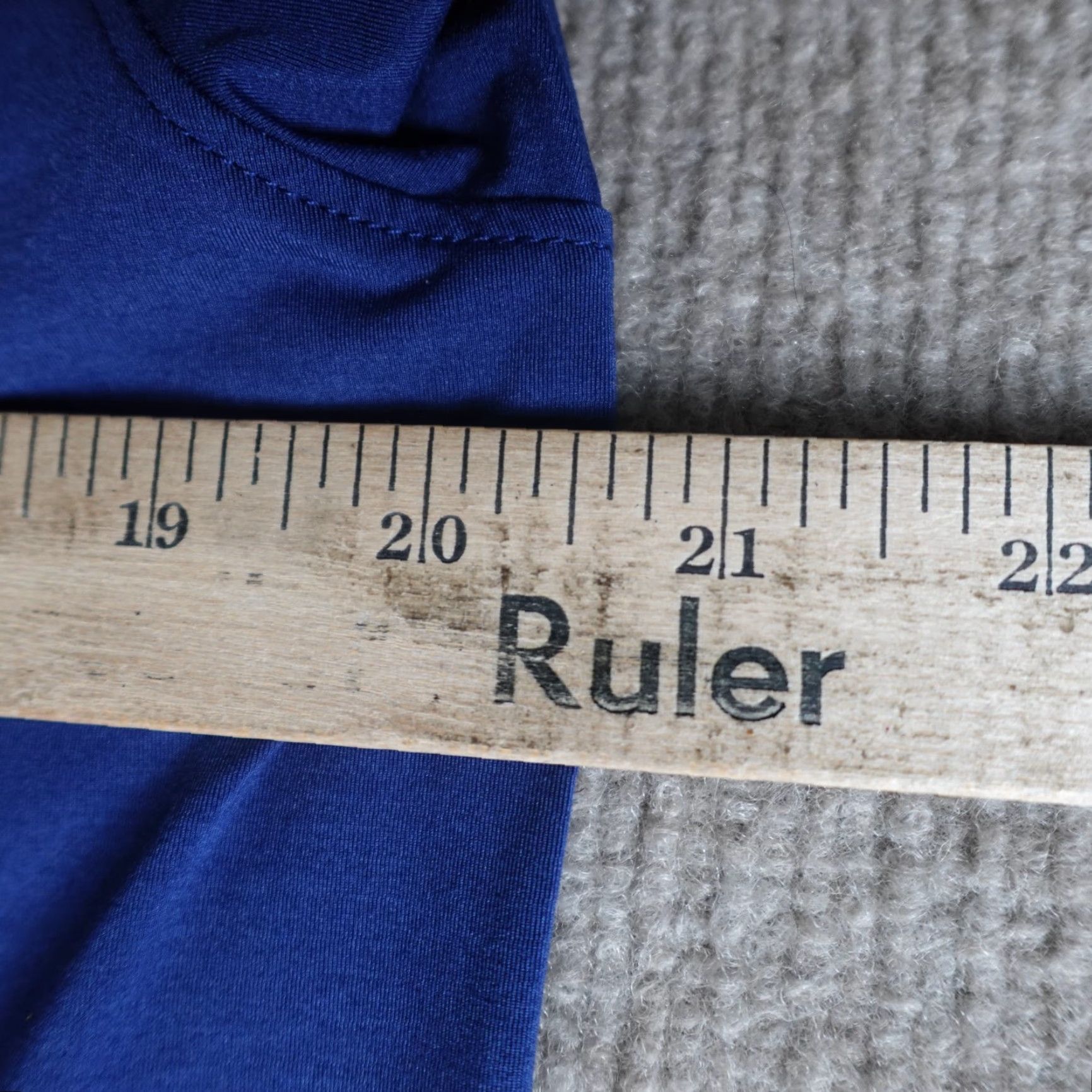 Vintage B. Draddy Polo Shirt M Blue Solid Long Sleeve Washington Country Club Mens Golf Size US M / EU 48-50 / 2 - 4 Thumbnail