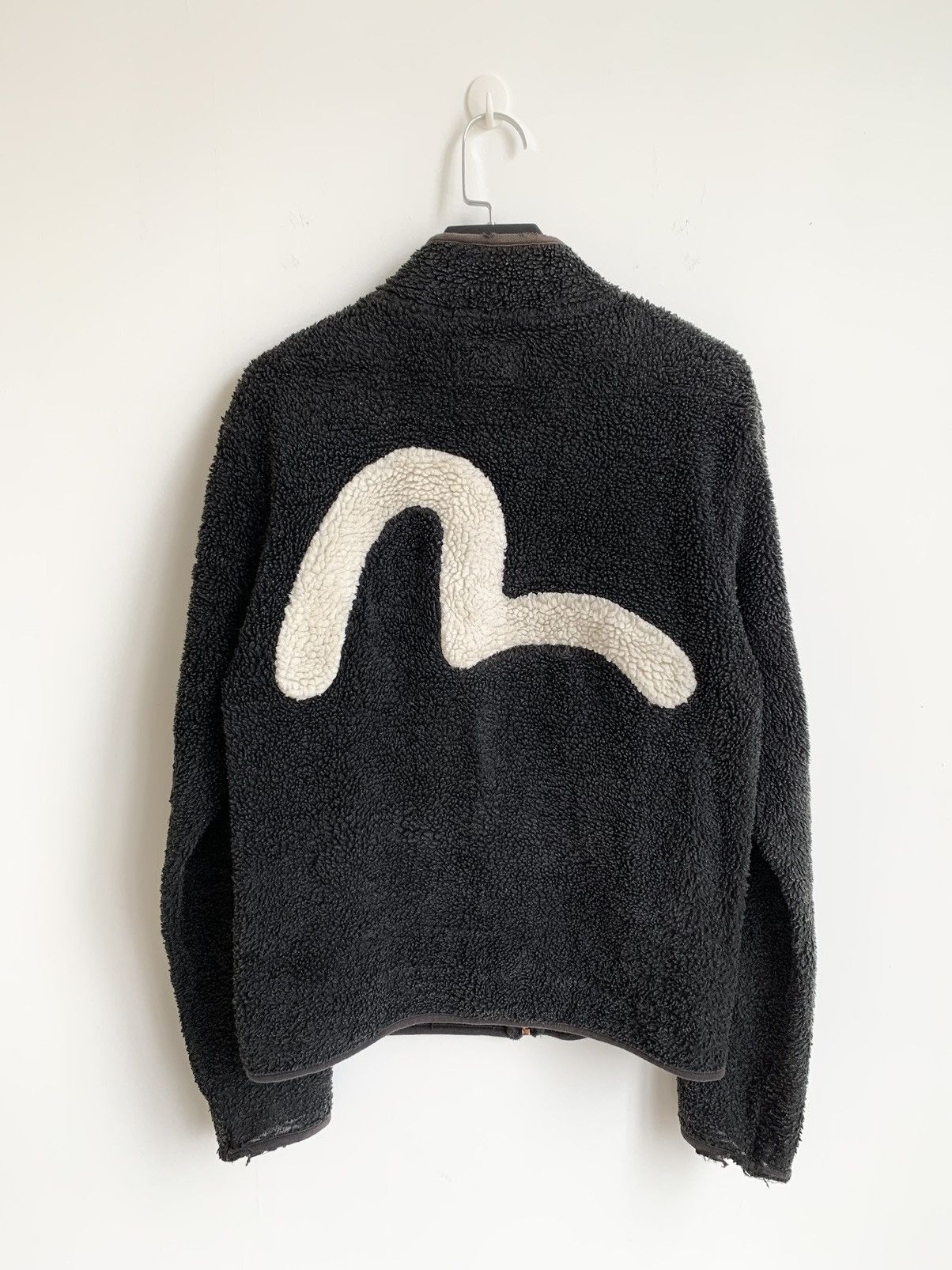 Evisu Evisu Big Logo Distressed Fleece Sweater Size M / US 6-8 / IT 42-44 - 1 Thumbnail