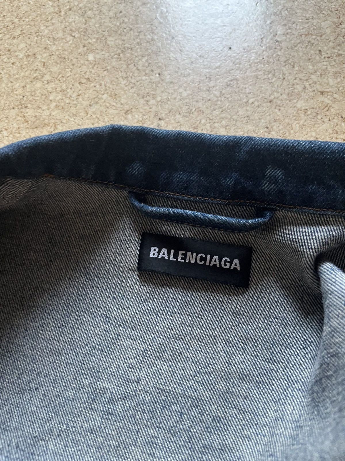 Balenciaga *[Balenciaga] Balenciaga 18AW Twin Set Jeansjacke Mehrlagig Size US L / EU 52-54 / 3 - 10 Thumbnail