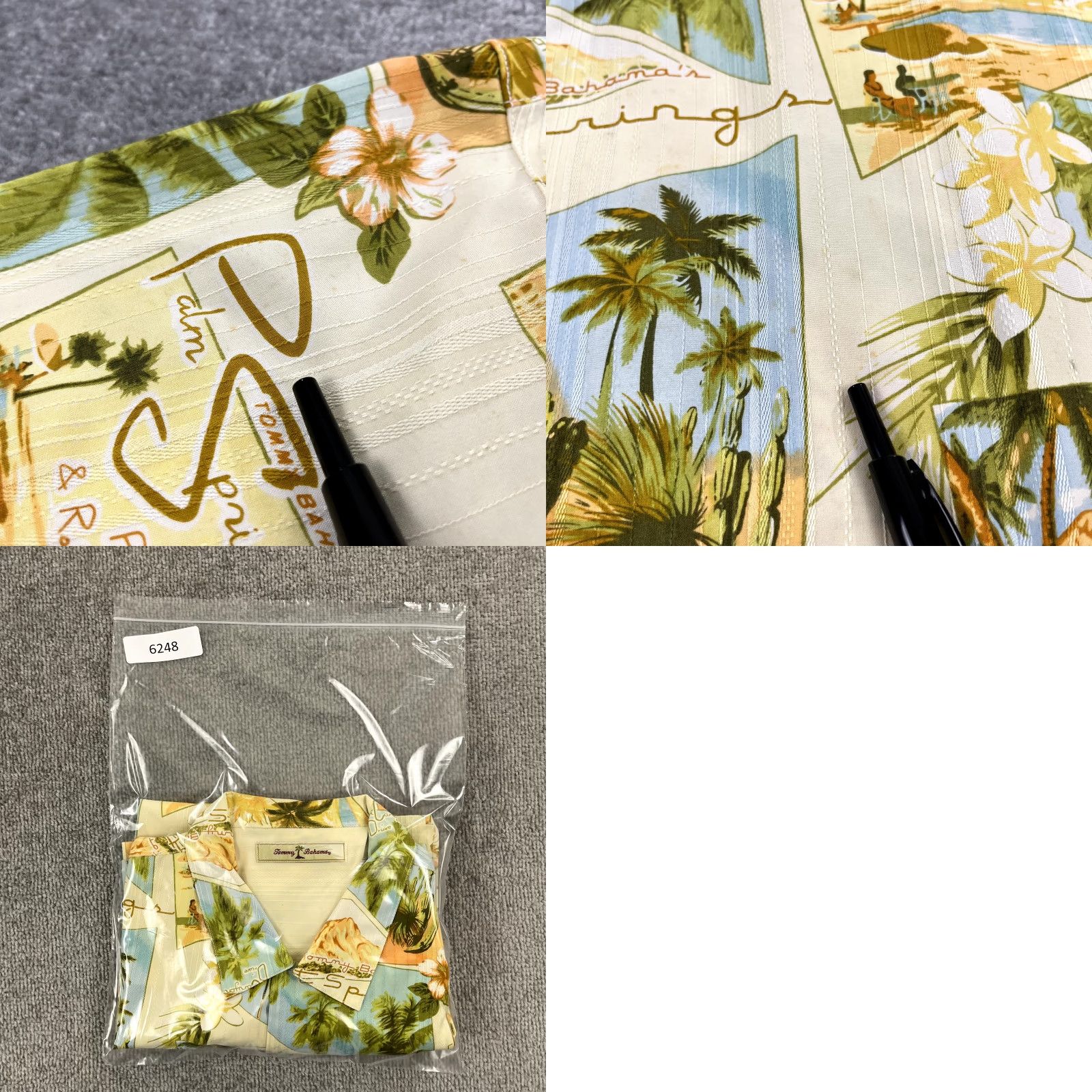Tommy Bahama Vintage Tommy Bahama Shirt Men Large Palm Springs Hawaiian Floral Silk Button-Up Size US L / EU 52-54 / 3 - 8 Thumbnail