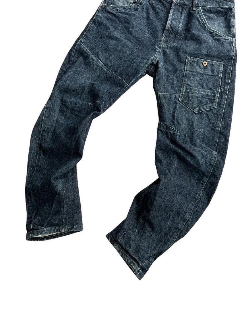 G-Star × Vintage Vintage G Star Raw Alcatraz 3D Tapered BuckleBack Jeans Size US 33 - 10 Thumbnail