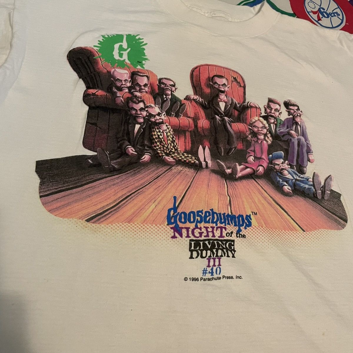 Vintage Vintage 1996 Goosebumps Night Of The Living Dummy 3 Tee Size US S / EU 44-46 / 1 - 3 Thumbnail