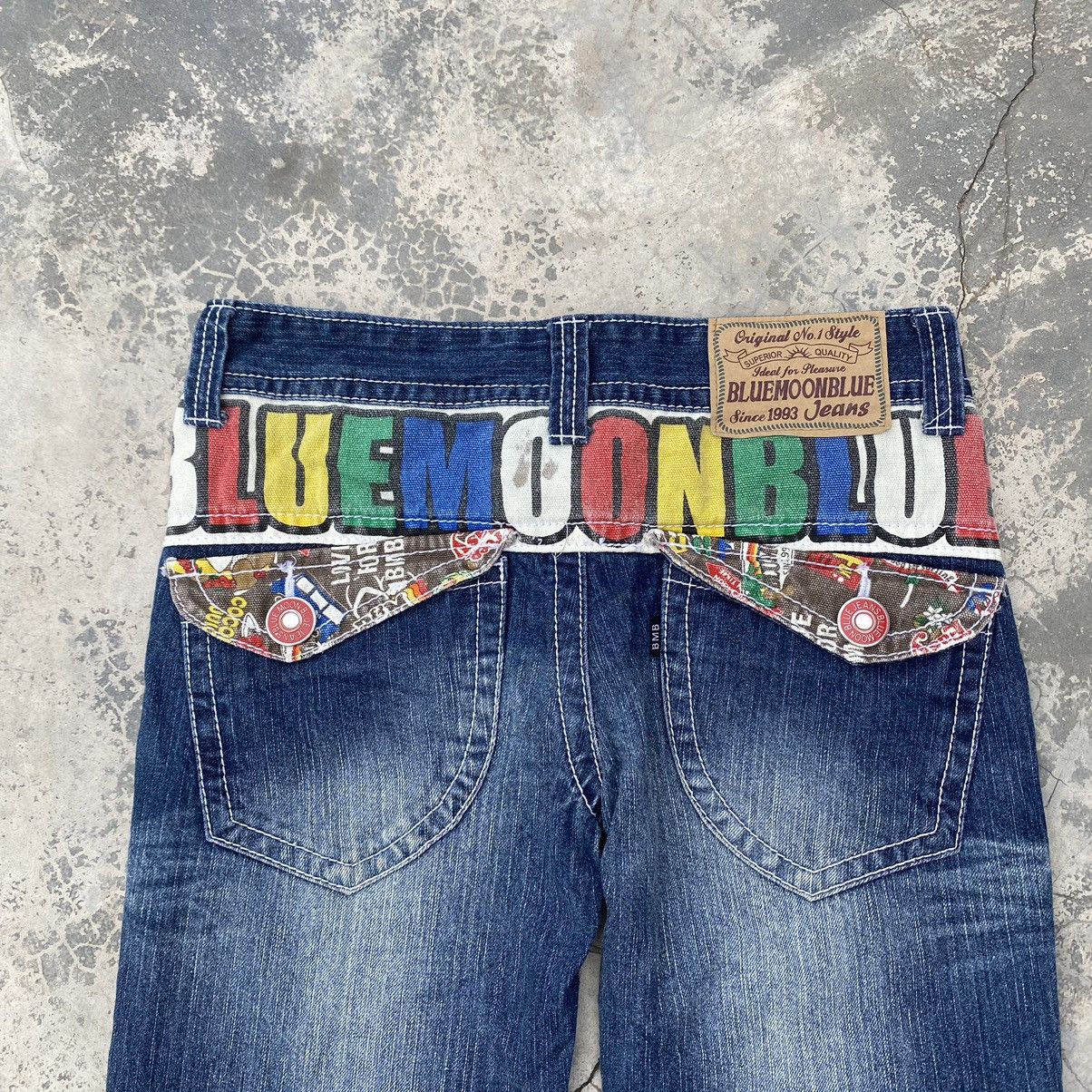Vintage BLUE MOON Low Rise Jeans Size US 29 - 6 Thumbnail