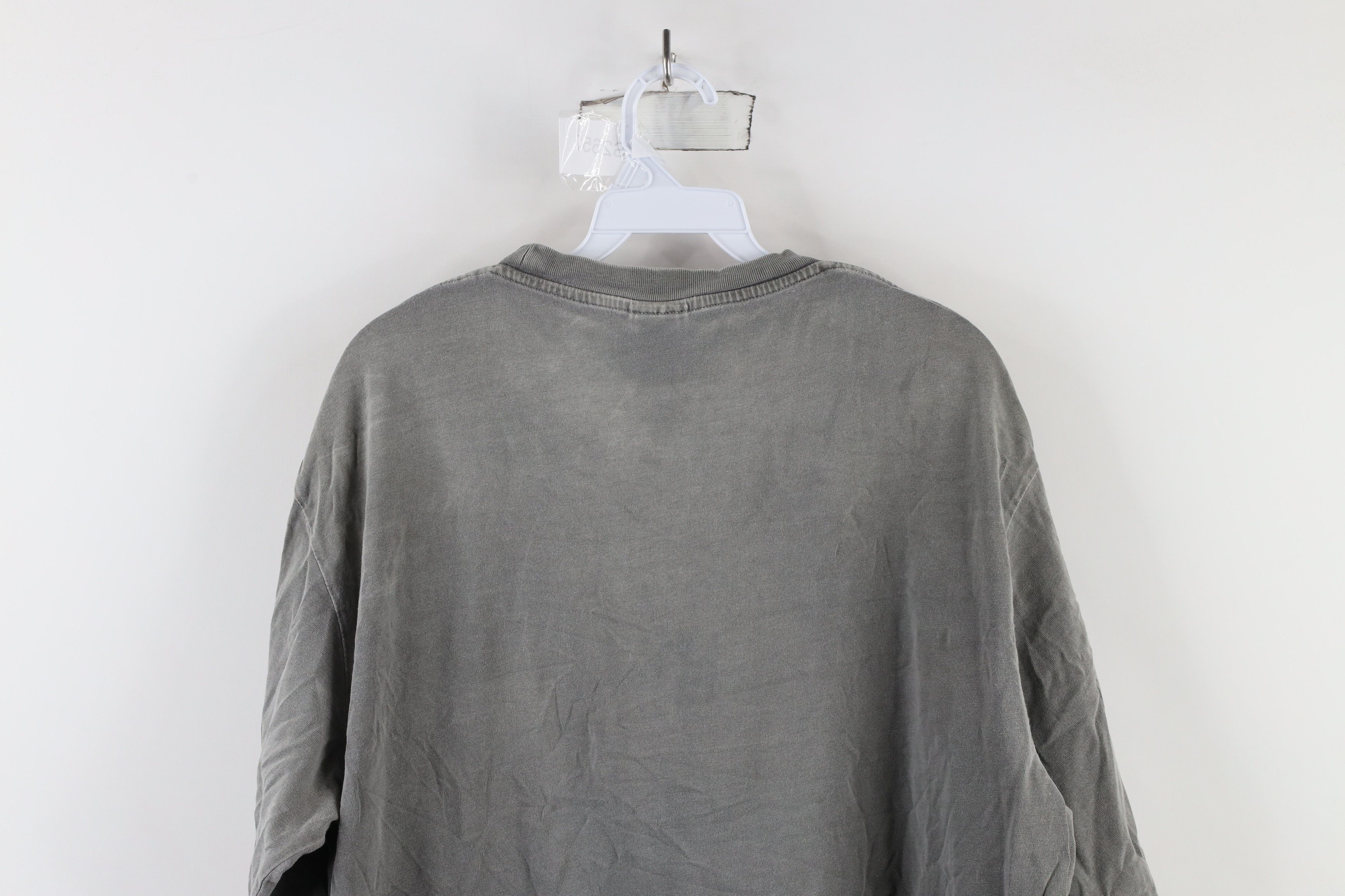 Cabelas Vintage 90s Cabelas Blank Stonewash Pocket T-Shirt Size US L / EU 52-54 / 3 - 12 Thumbnail