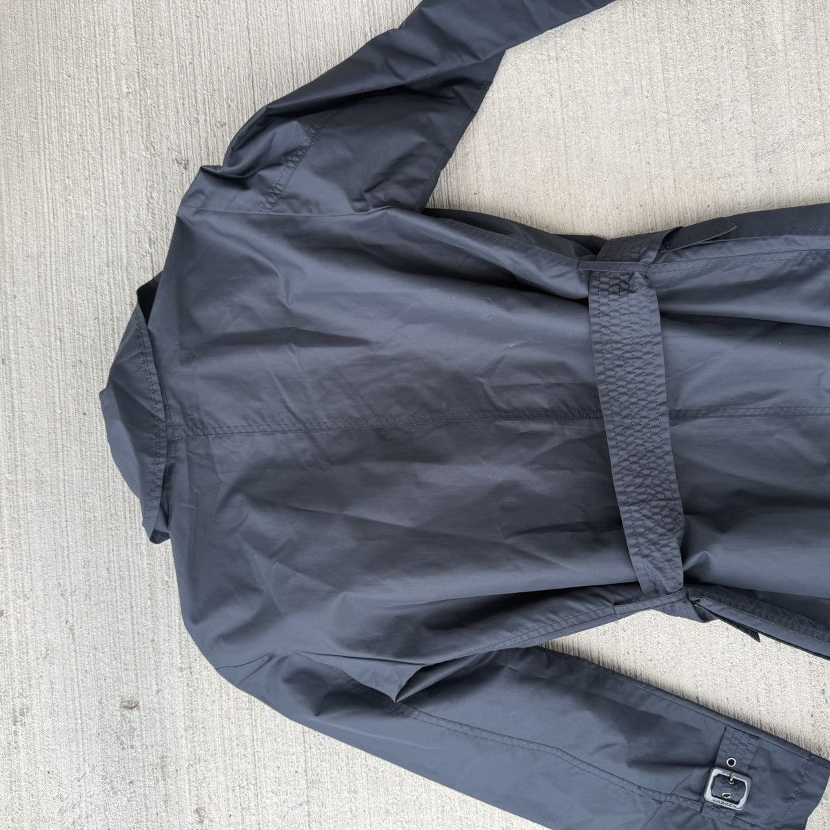 Armani Collezioni Armani Collezioni Double Breasted Nylon Trench Coat Size US S / EU 44-46 / 1 - 6 Thumbnail