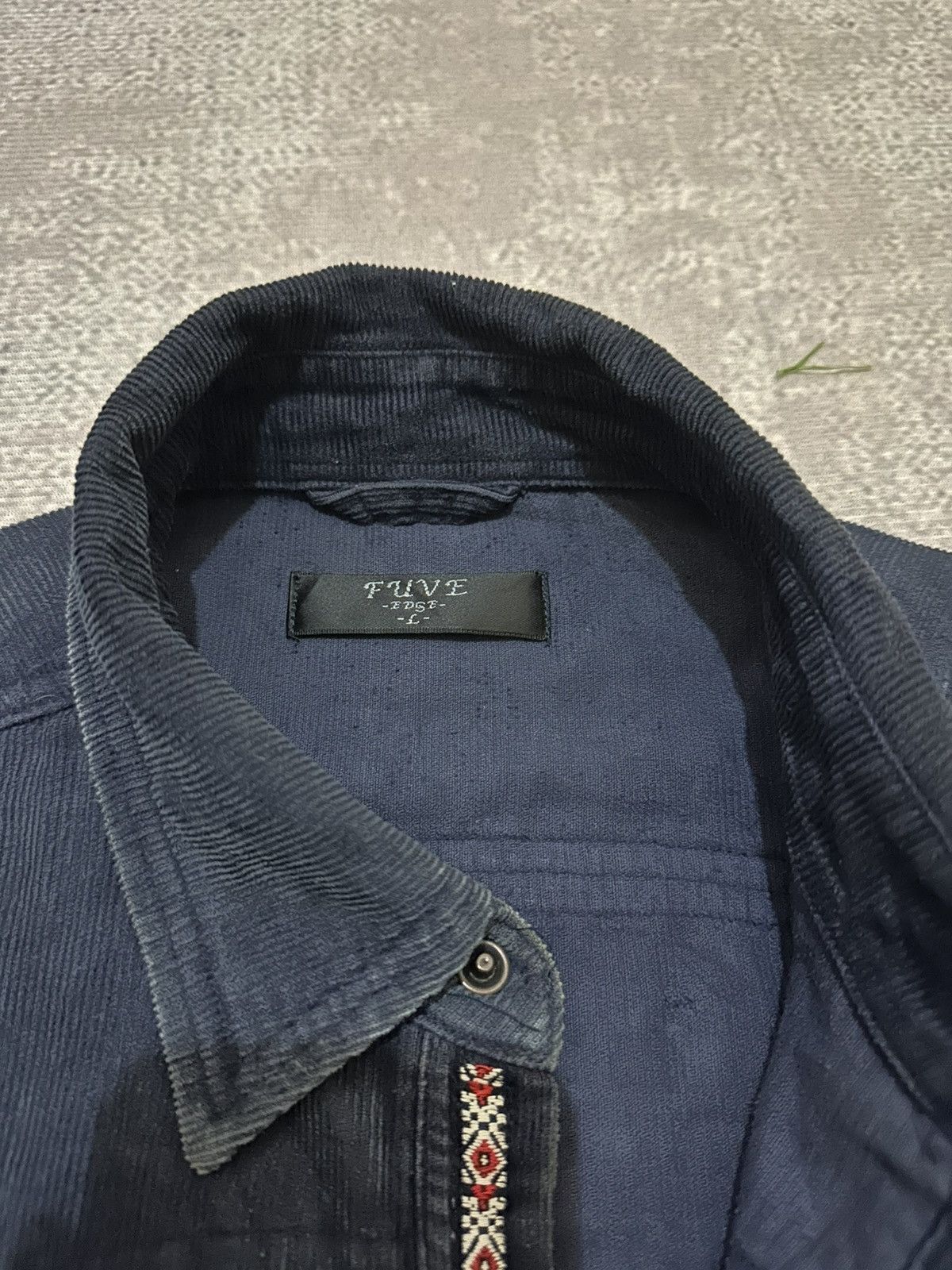 Designer × Vintage Curduroy Western Shirt Size US L / EU 52-54 / 3 - 3 Thumbnail