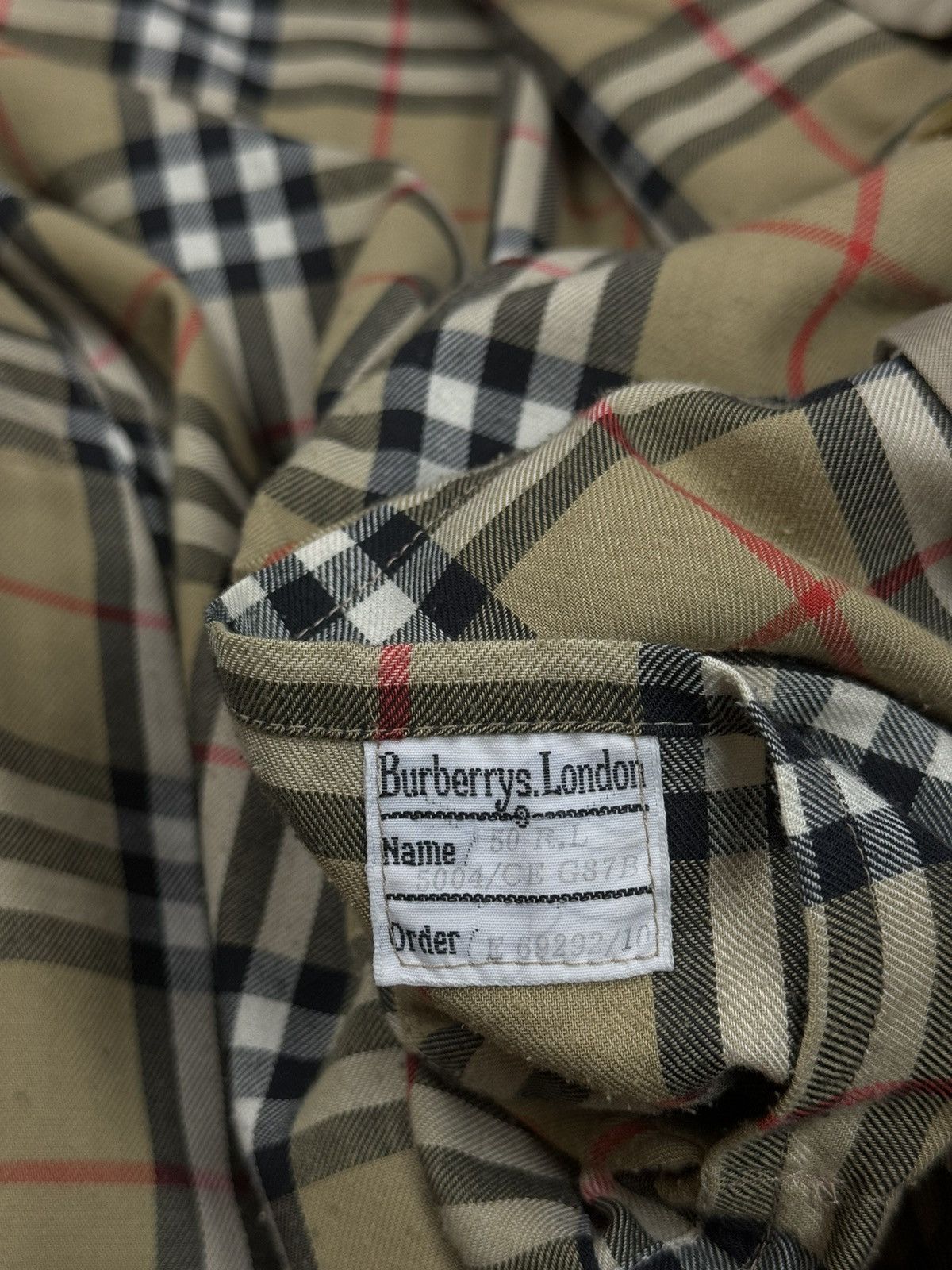 Burberry Vintage trench coat Burberry original luxury streetwear item Size L / US 10 / IT 46 - 4 Thumbnail