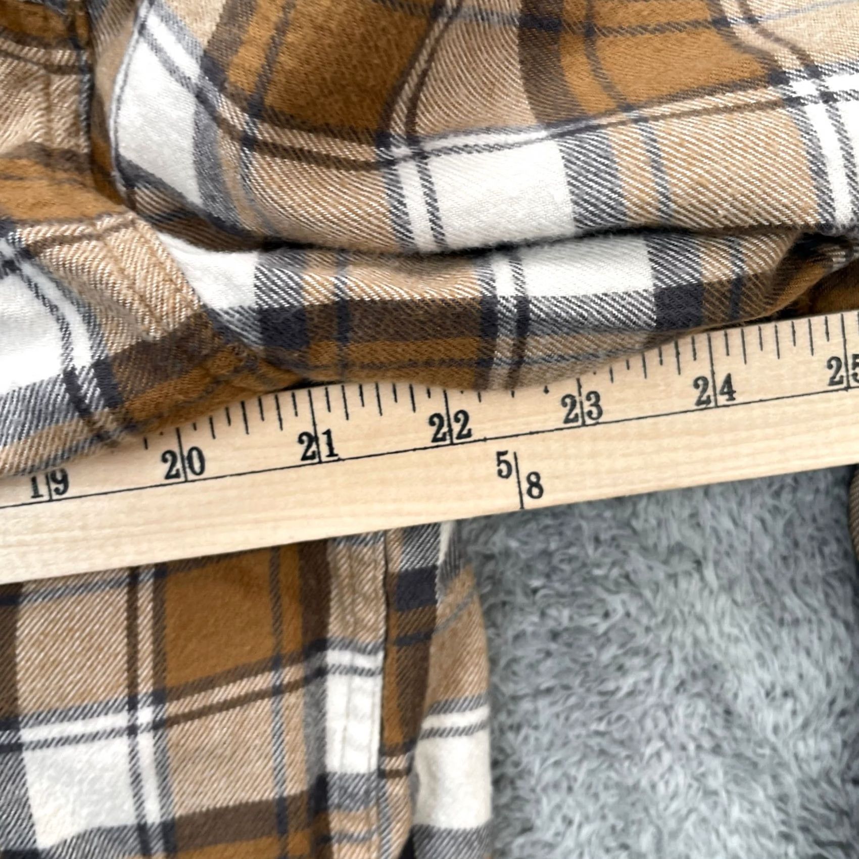Uniqlo Uniqlo Shirt Mens Brown Plaid Flannel Button Front Long Sleeve Cotton Brushed XS Size US XS / EU 42 / 0 - 8 Thumbnail