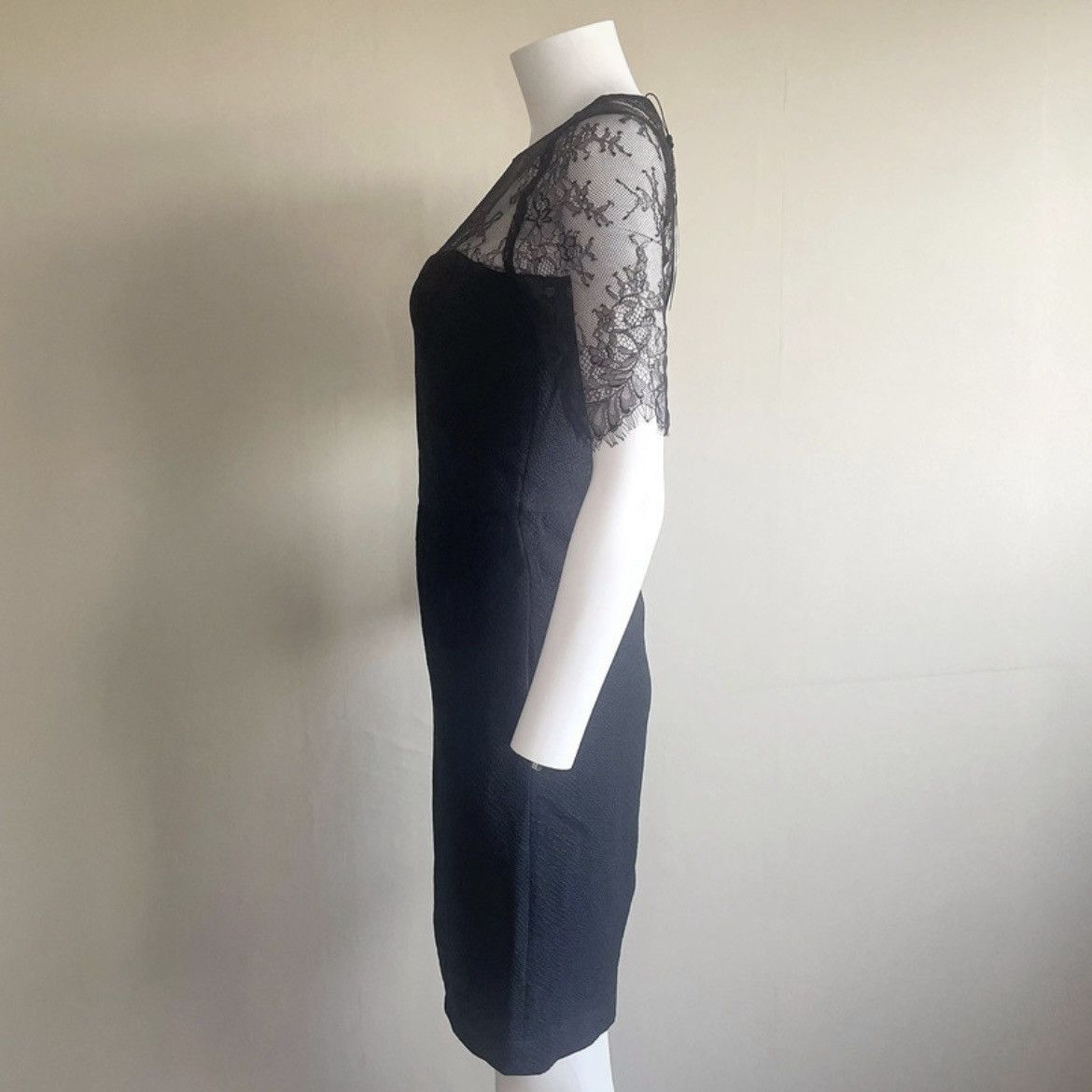 The Kooples The Kooples FW14 Relief Lace Midi BNWT £225 Archive Dress Size XS / US 0-2 / IT 36-38 - 2 Thumbnail