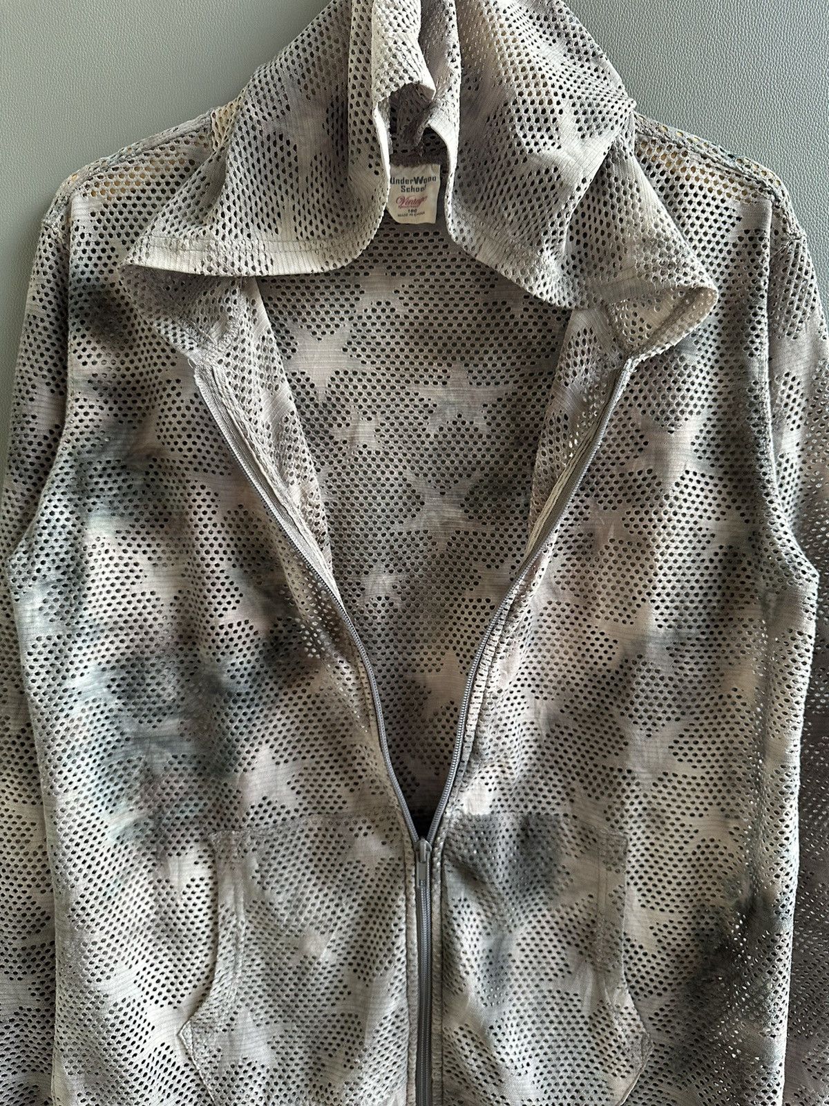 Beauty Beast UNDERWOOD SCHOOL VINTAGE TRANSPARENT ABSTRACT ZIP HOODIE Size US L / EU 52-54 / 3 - 5 Thumbnail