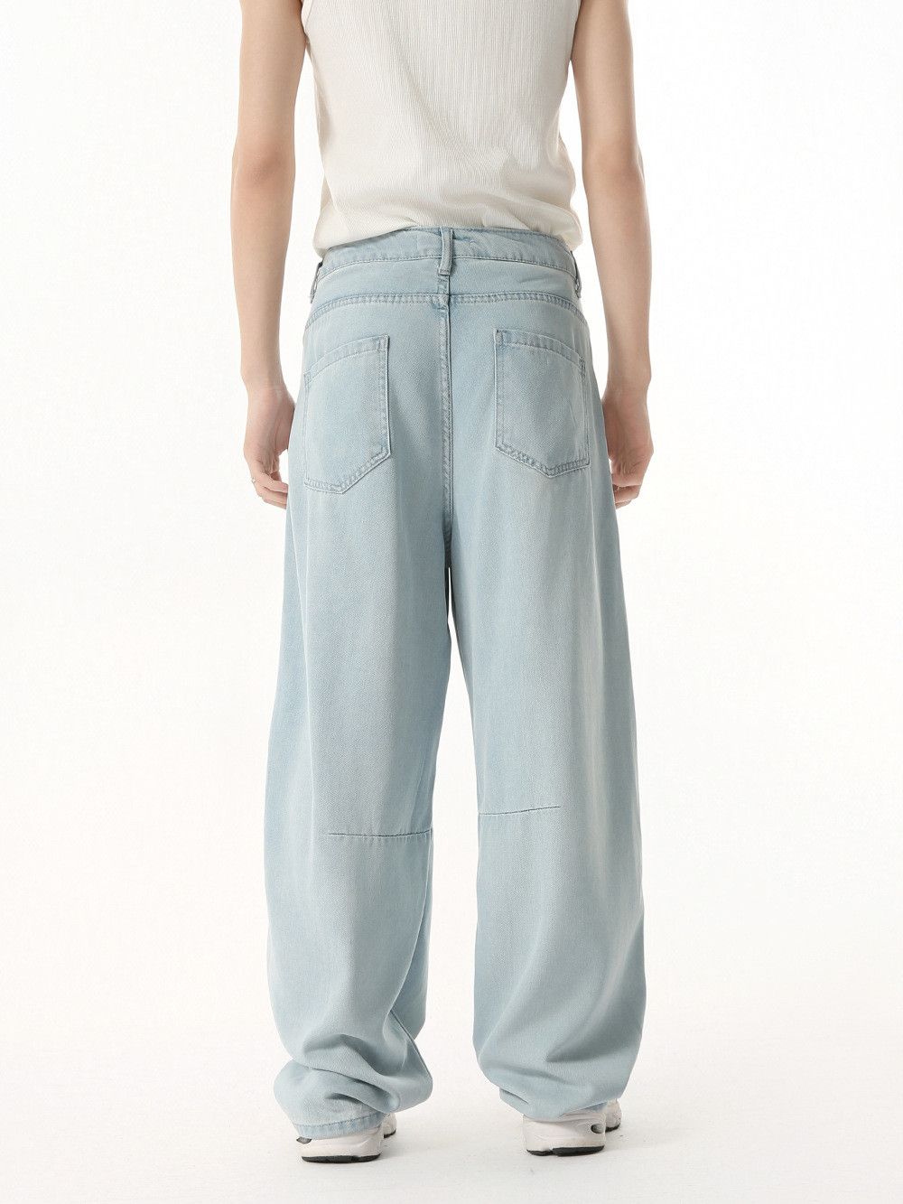Vintage Men's Japanese Retro Cleanfit Straight Leg Jeans Size US 32 / EU 48 - 5 Thumbnail