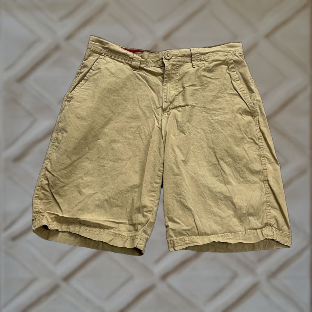 Vintage Columbia Chino Shorts Mens Brown Cotton Flat Front 31x9 Casual Outdoor Regular Fit Mens Brown Size US 31 - 1 Thumbnail