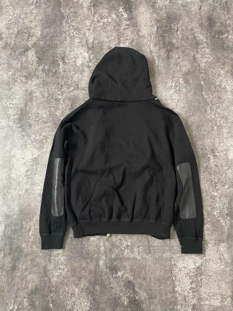 Saint Laurent Paris Saint Laurent Paris Patchwork leather zipper hooded cardig Size US S / EU 44-46 / 1 - 8 Thumbnail