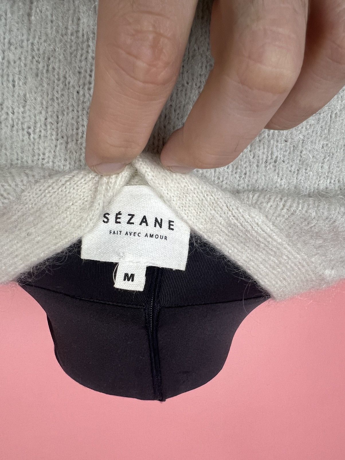 Designer × Other × Sezane sezane wool mohair cardigan Italy sweater design women's Size M / US 6-8 / IT 42-44 - 6 Thumbnail