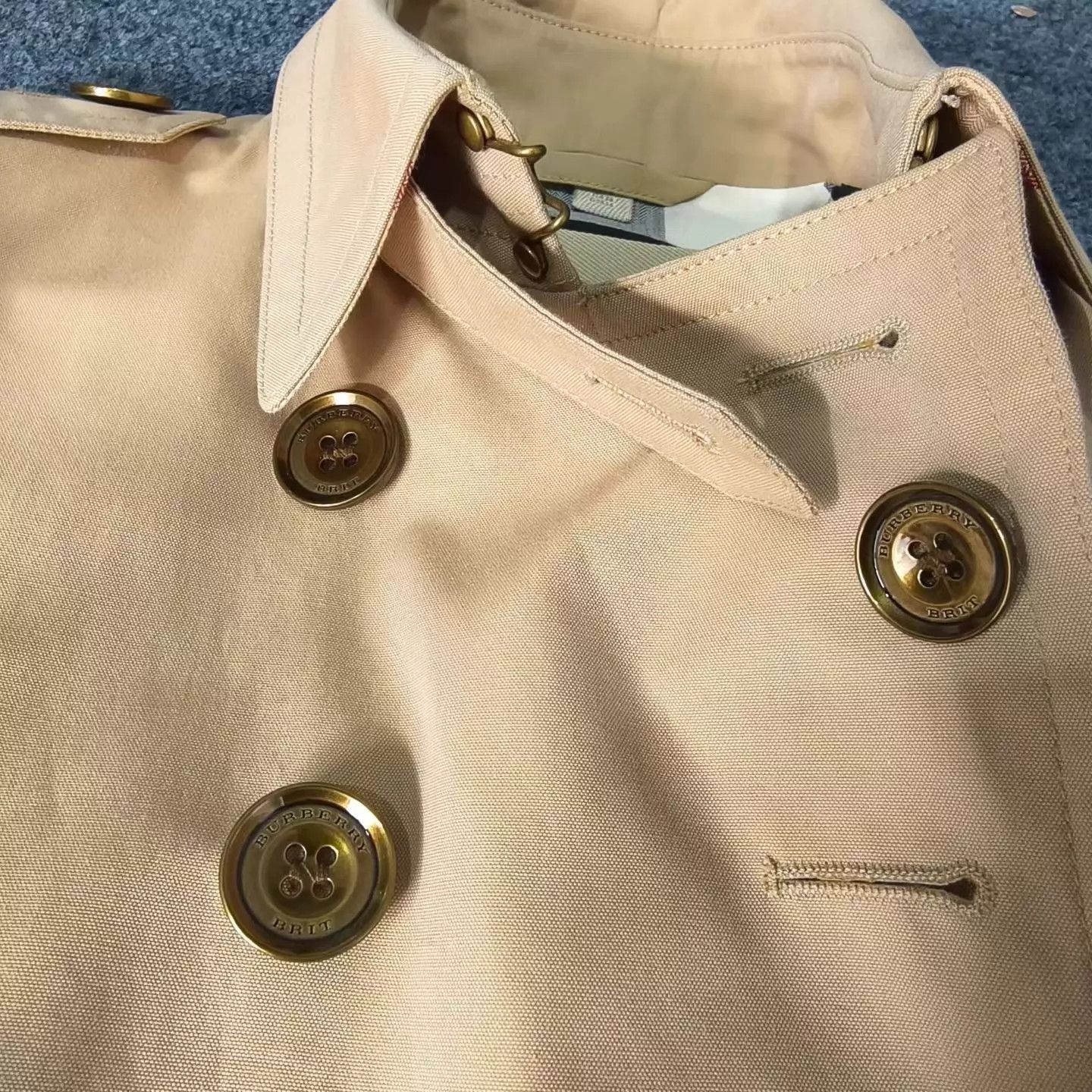 Burberry Burberry Classic Trench Coat Khaki UK6 99 Size XS / US 0-2 / IT 36-38 - 6 Thumbnail
