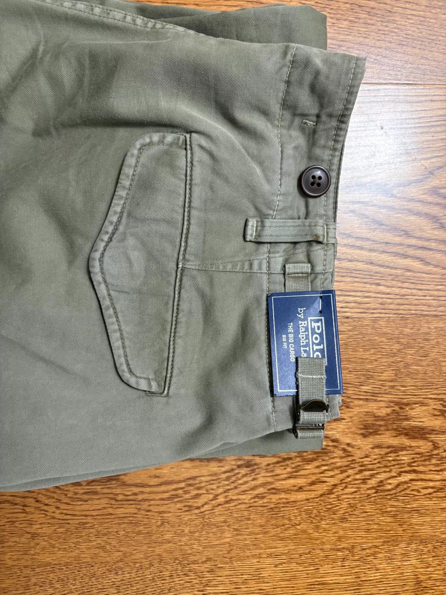 Polo Ralph Lauren Ralph Lauren Men's Oversized Cotton Cargo 34/32 RL19774 Size US 34 / EU 50 - 2 Thumbnail