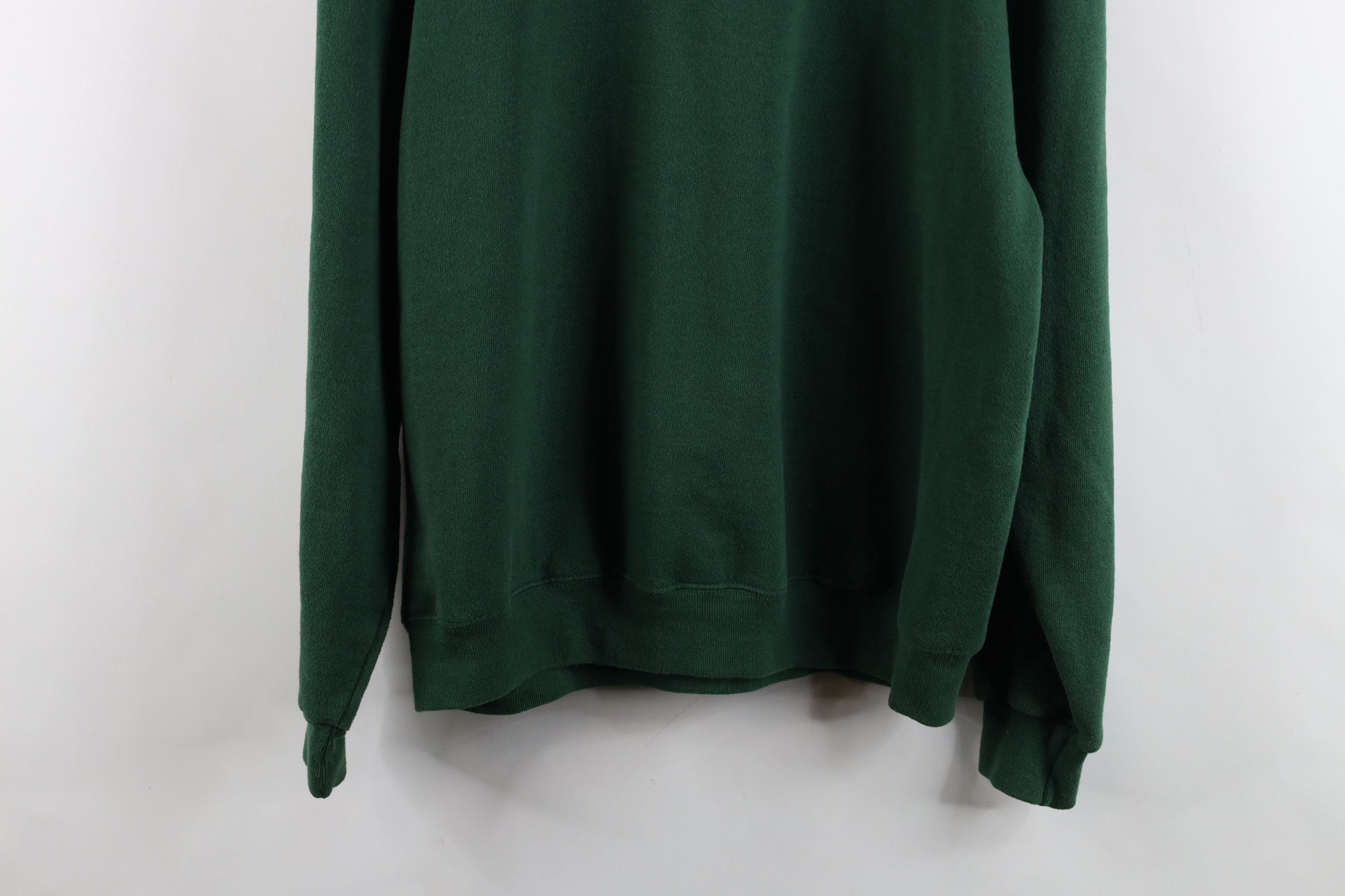 Russell Athletic Vintage 90s Russell Athletic Blank Crewneck Sweatshirt Green Size US L / EU 52-54 / 3 - 12 Thumbnail