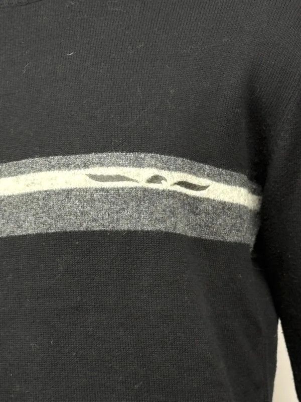 Armani Maglione Nero Armani Jeans Lana Cotone Uomo M Size US M / EU 48-50 / 2 - 10 Thumbnail