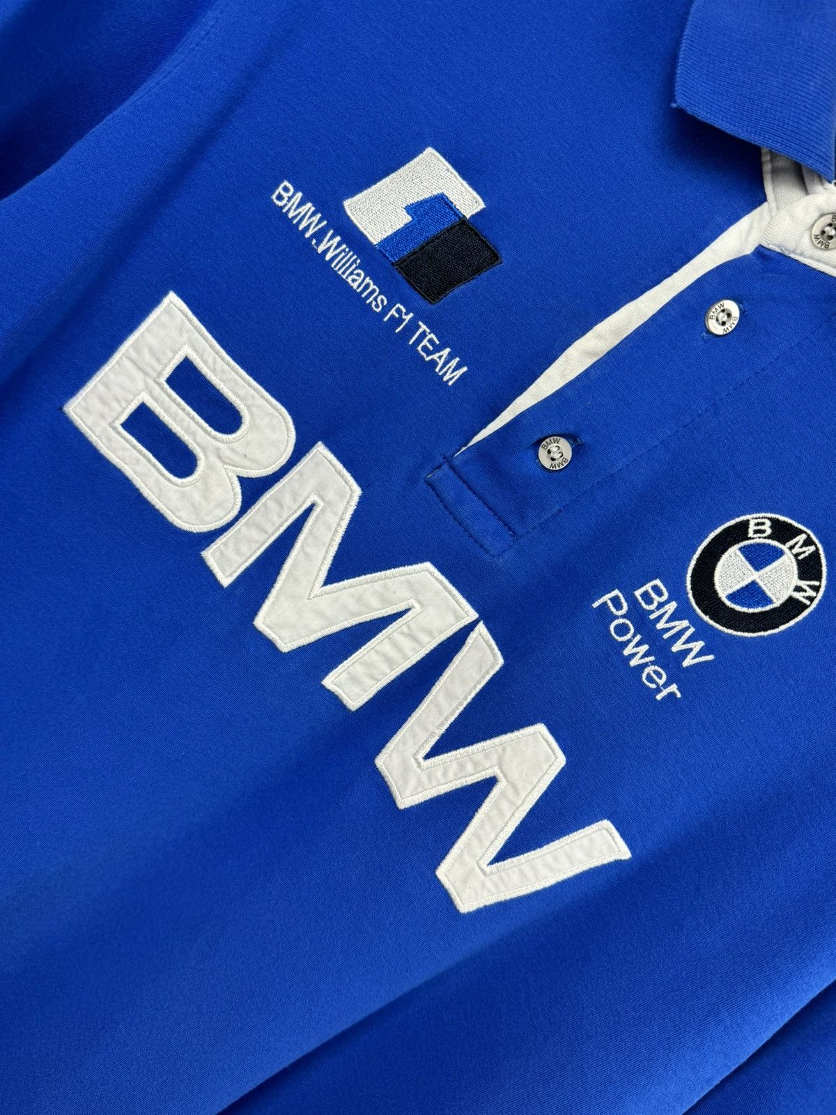 BMW × NASCAR Polo Racing BMW tee T shirt size L vintage Size US L / EU 52-54 / 3 - 8 Thumbnail
