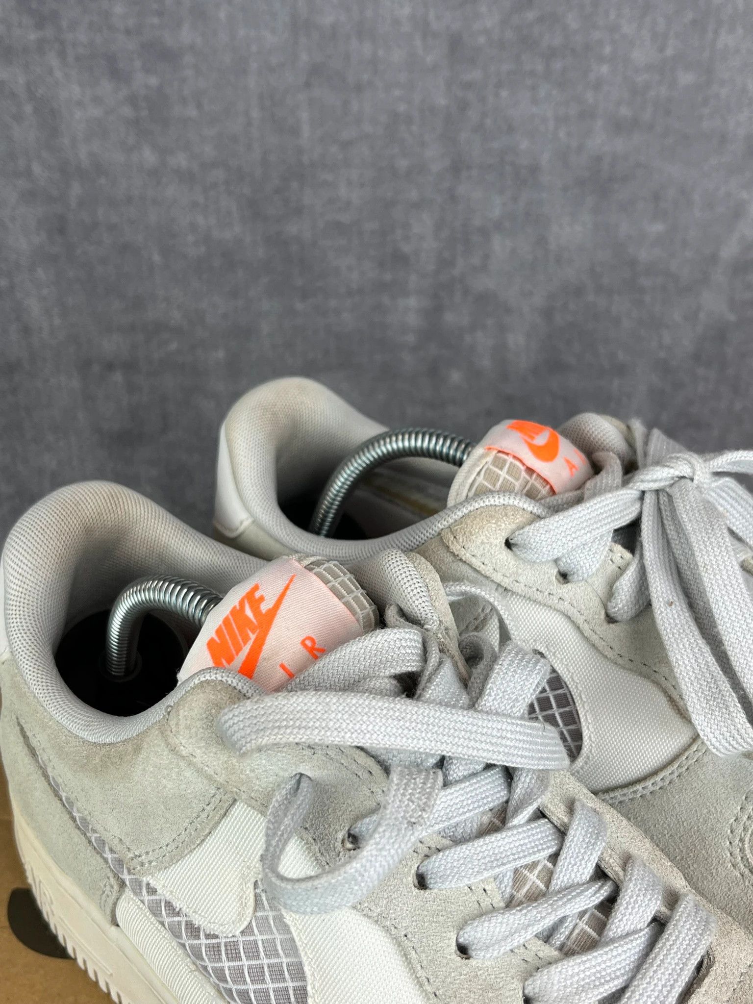 Nike Nike Air Force 1 grey suede retro sneakers Size US 7 / EU 40 - 7 Thumbnail