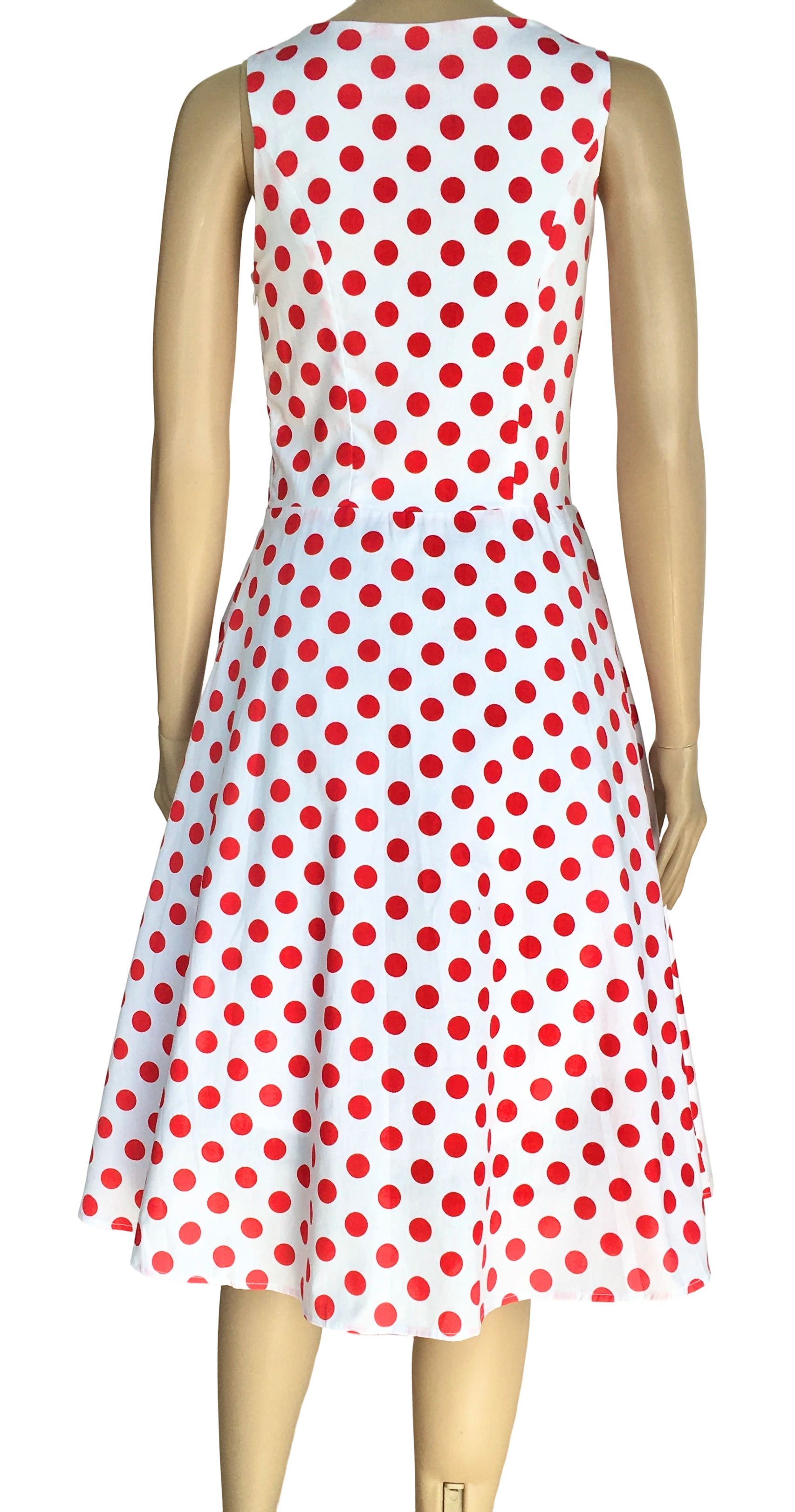 Other Vintage style polka dots elegant dress Size L / US 10 / IT 46 - 3 Thumbnail